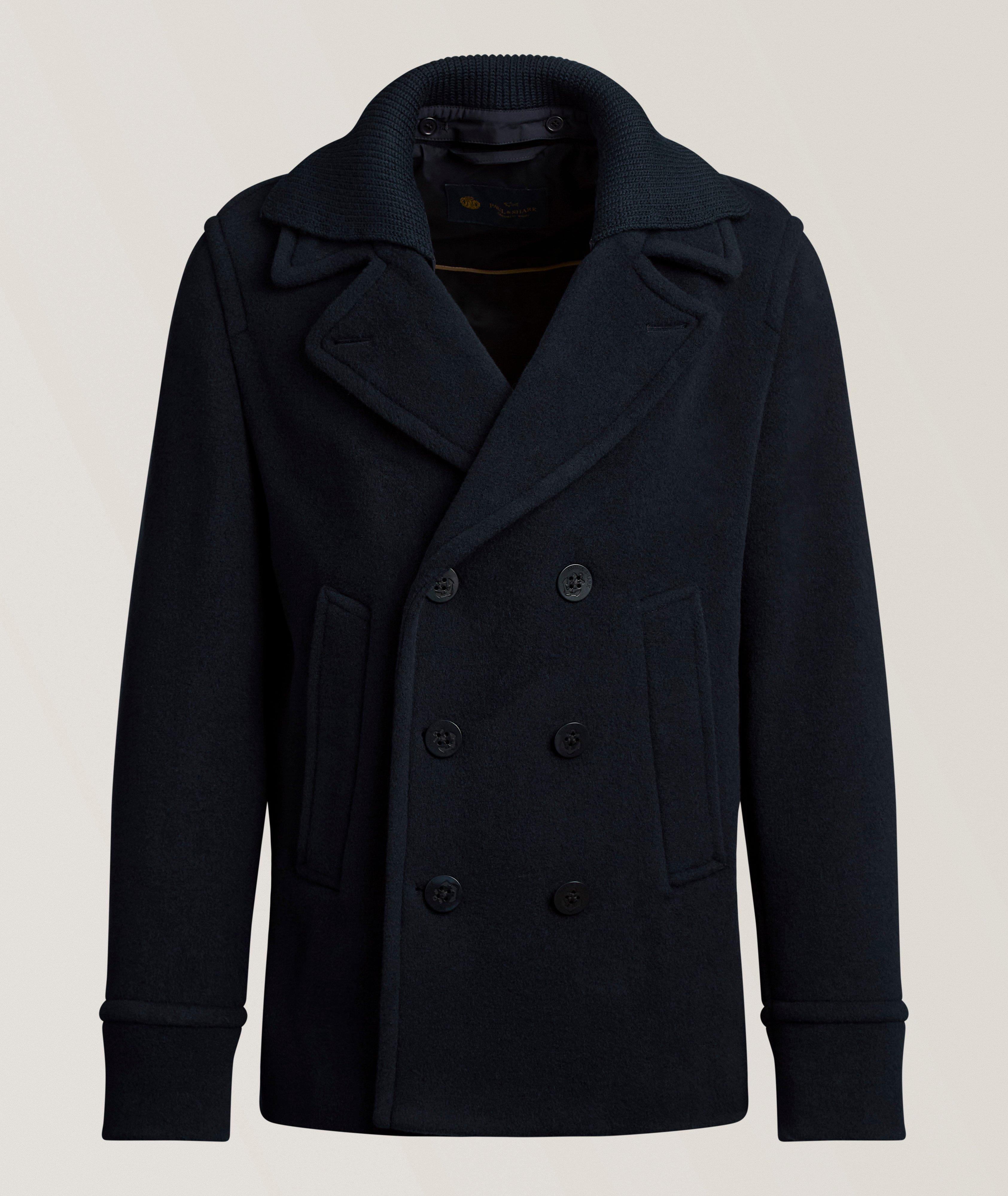 Paul & Shark Wool-Cashmere Peacoat 