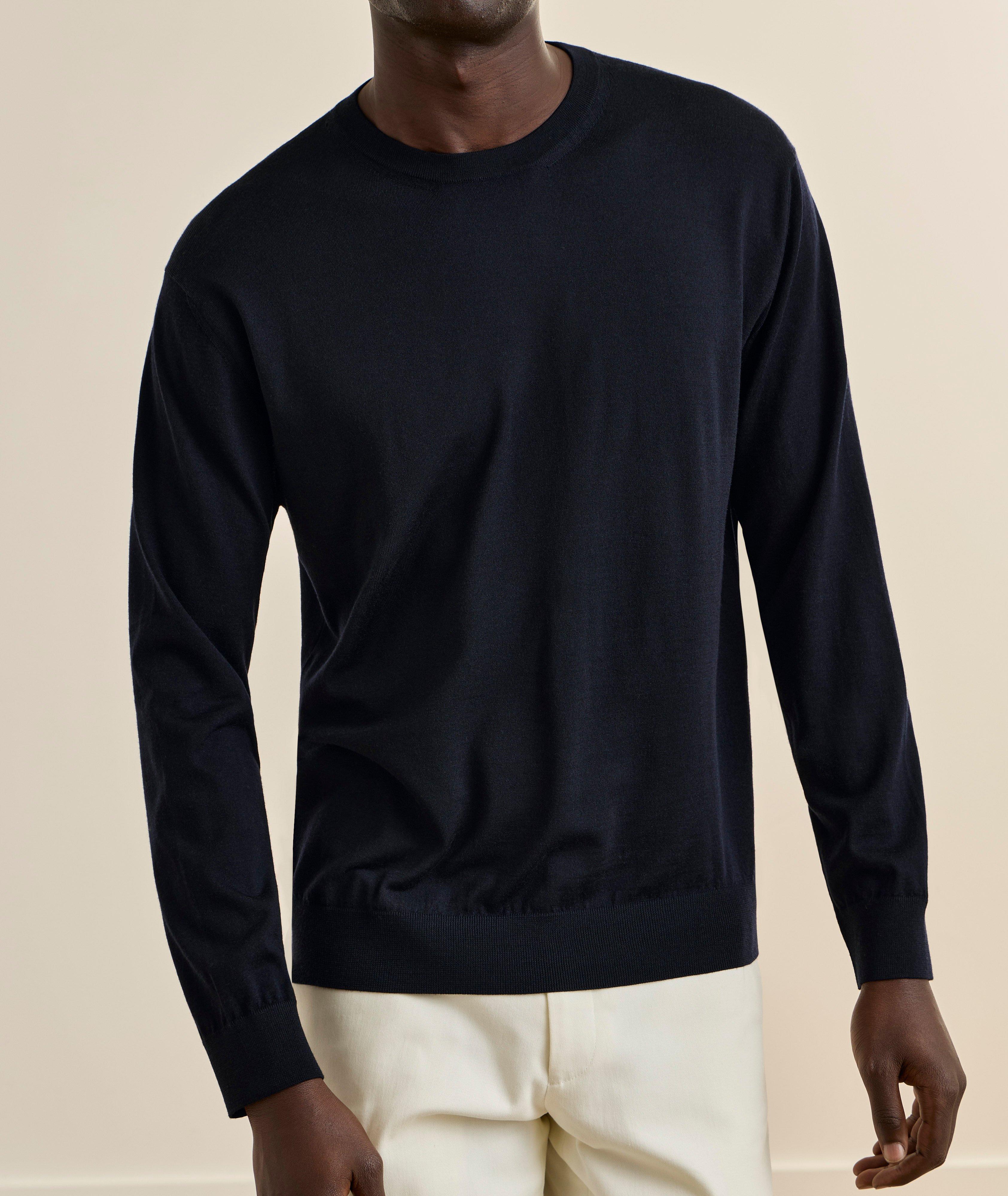 Superfine Merino Wool Crewneck Sweater image 1