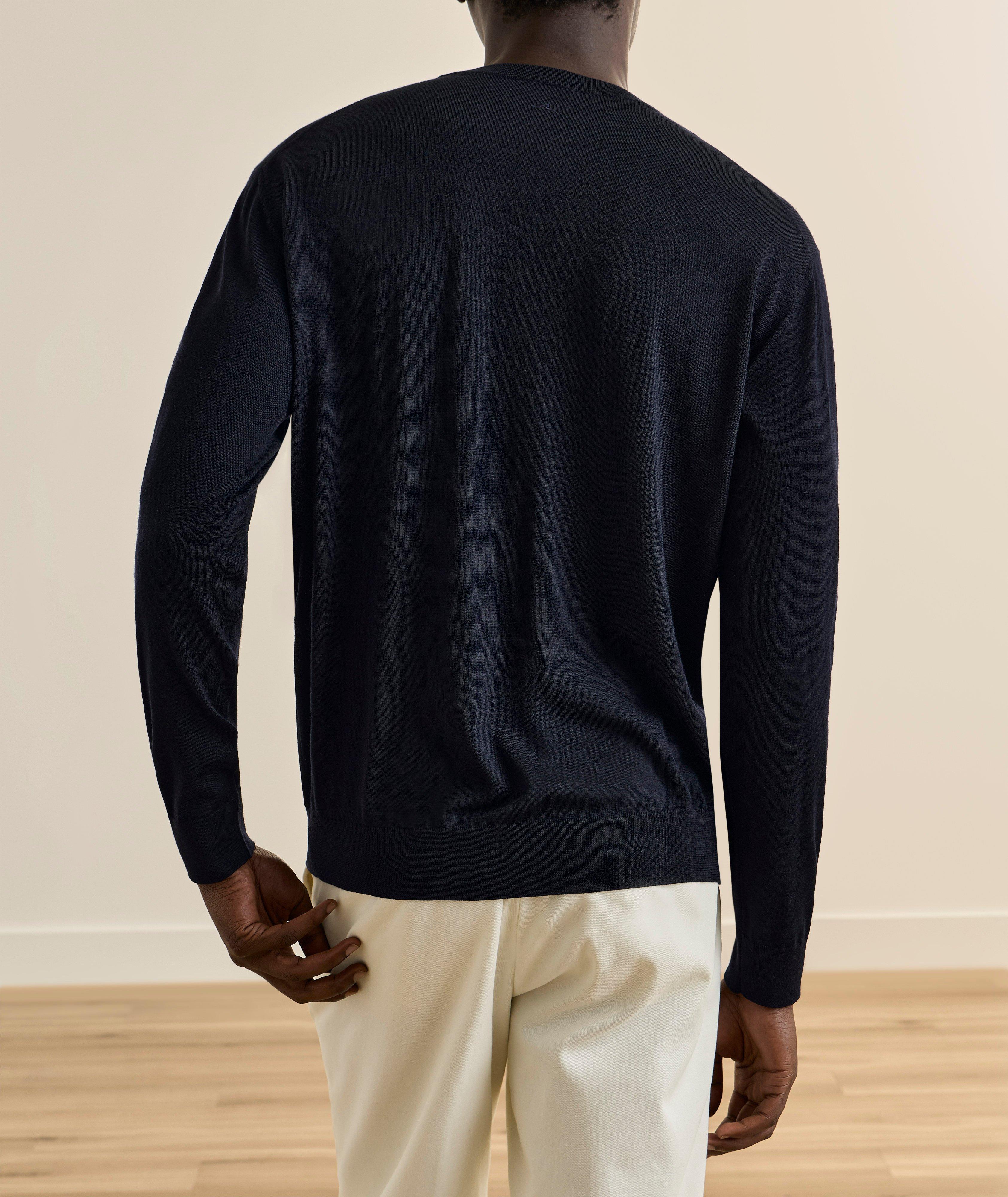 Superfine Merino Wool Crewneck Sweater image 2