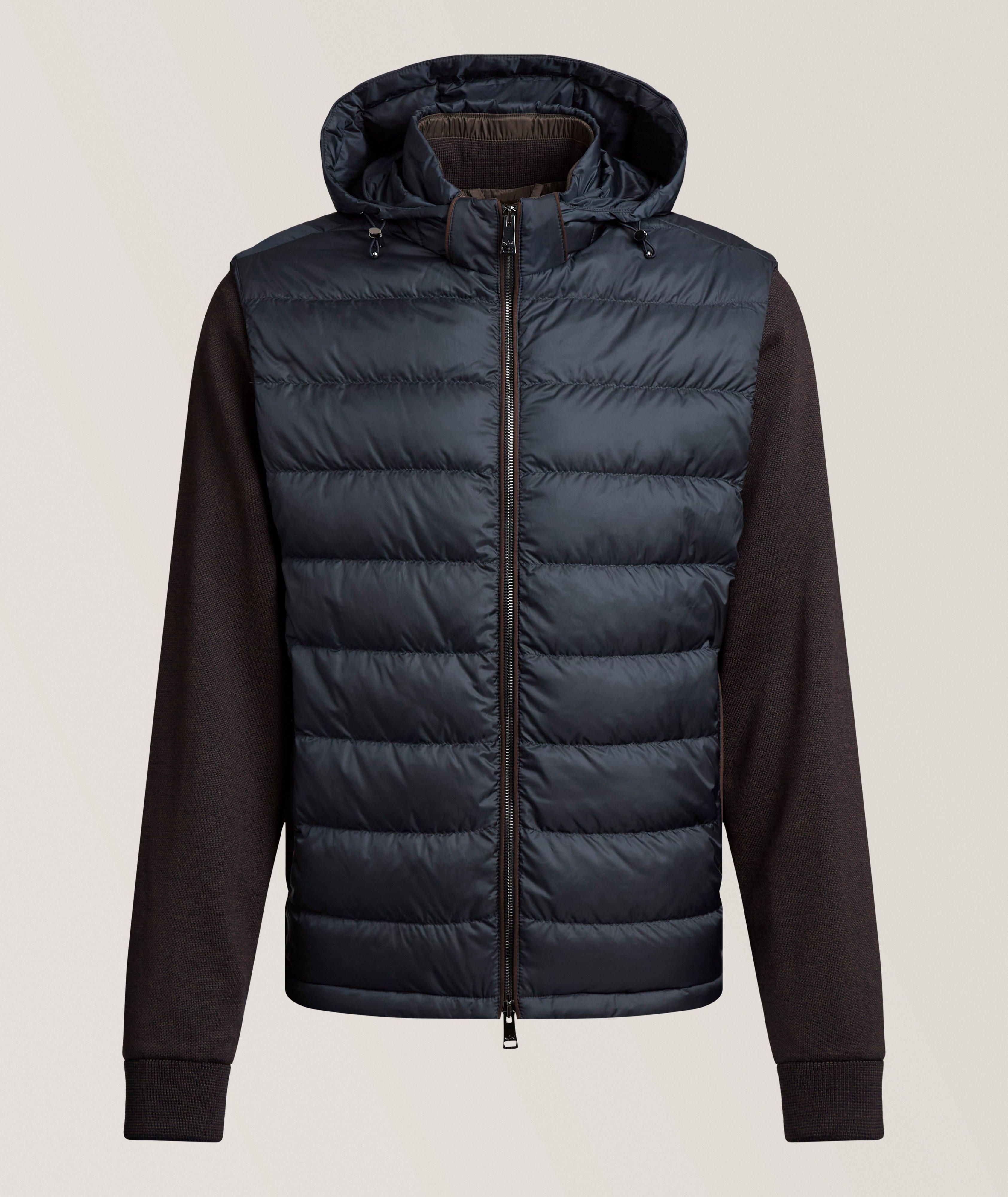 Paul & Shark Hybrid Hooded Down Jacket 