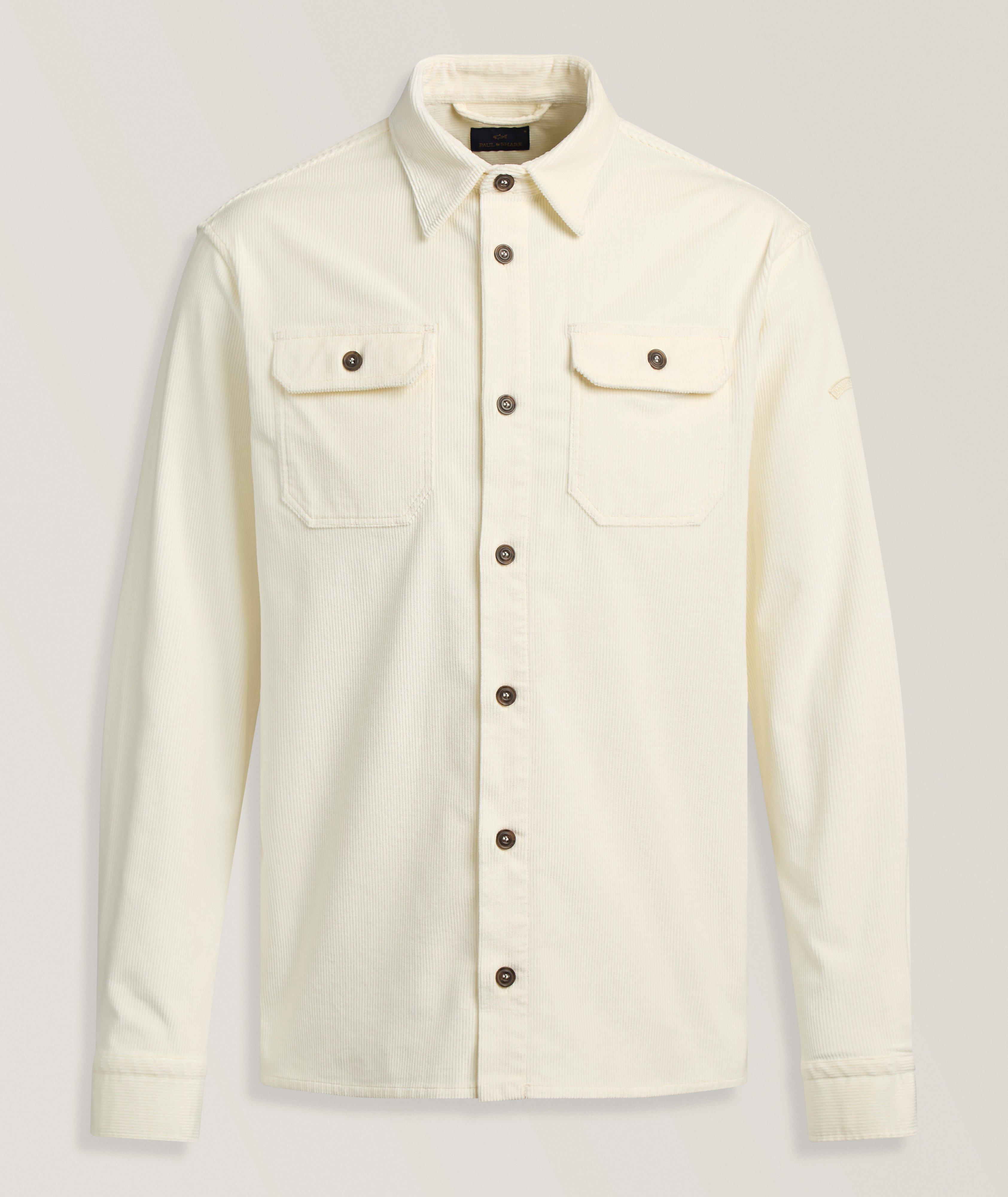 Paul & Shark Corduroy Pocket Overshirt 