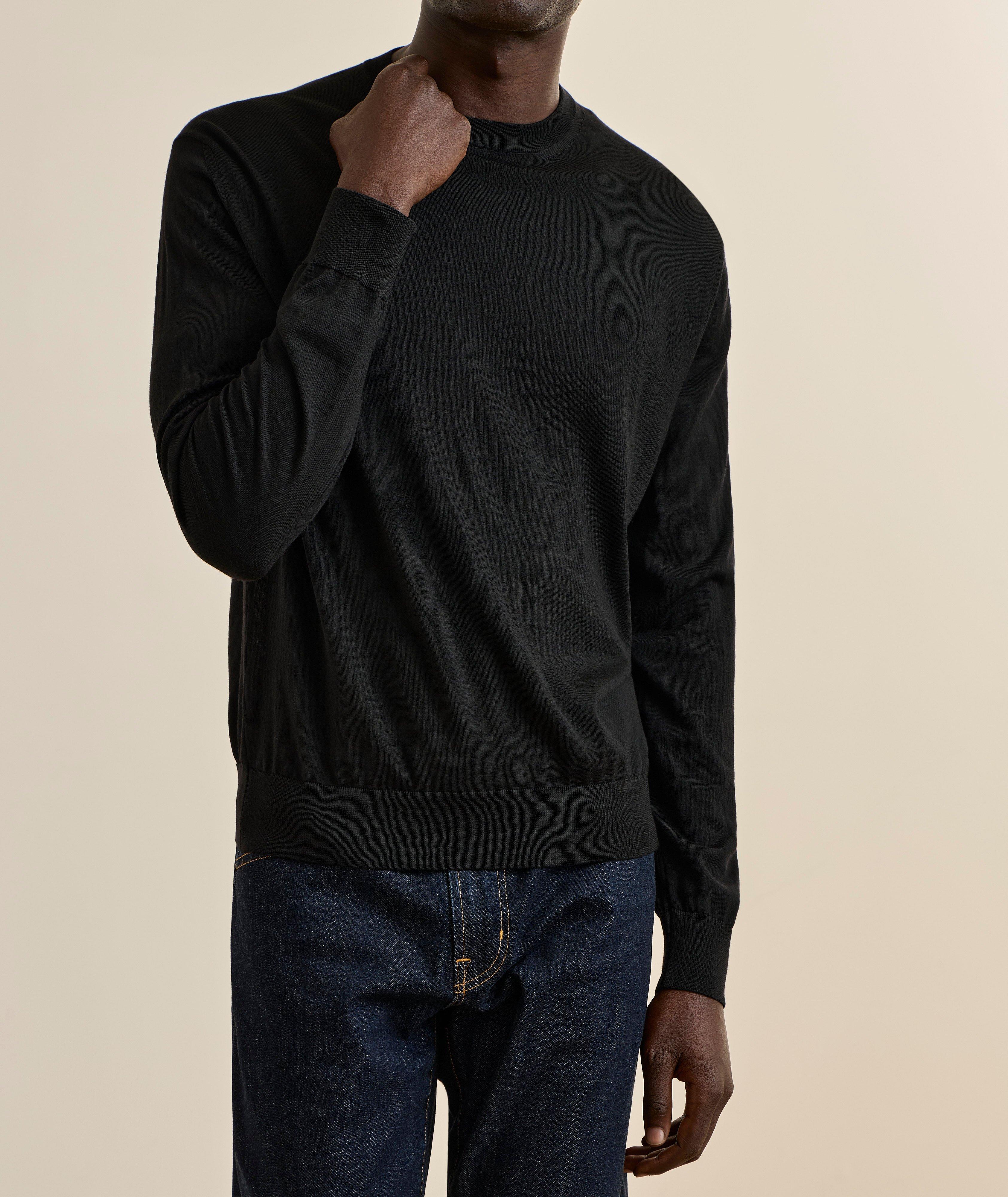 Superfine Merino Wool Crewneck Sweater image 1