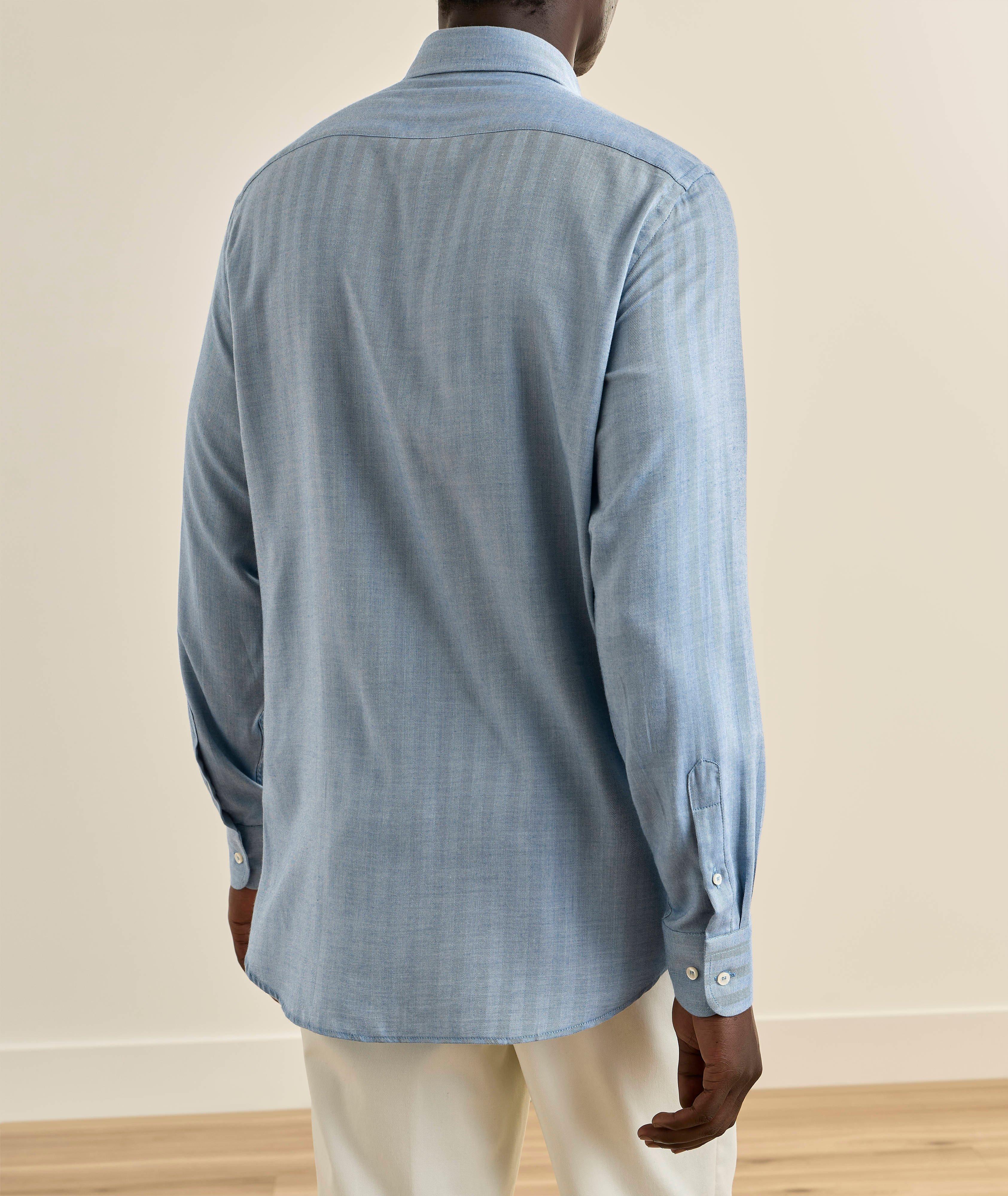 Chemise lyocell-coton chevrons image 2
