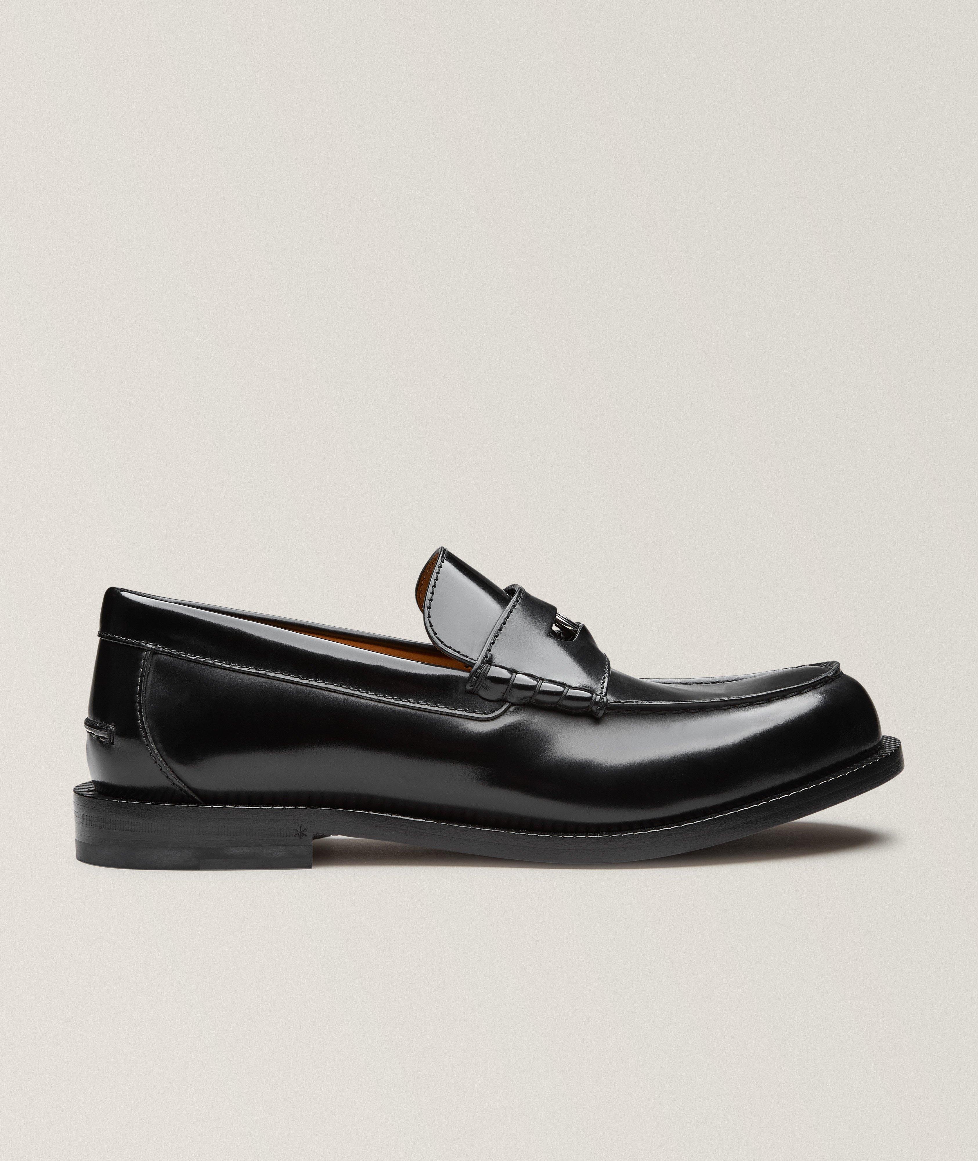 Gucci Protaemin Leather Loafers
