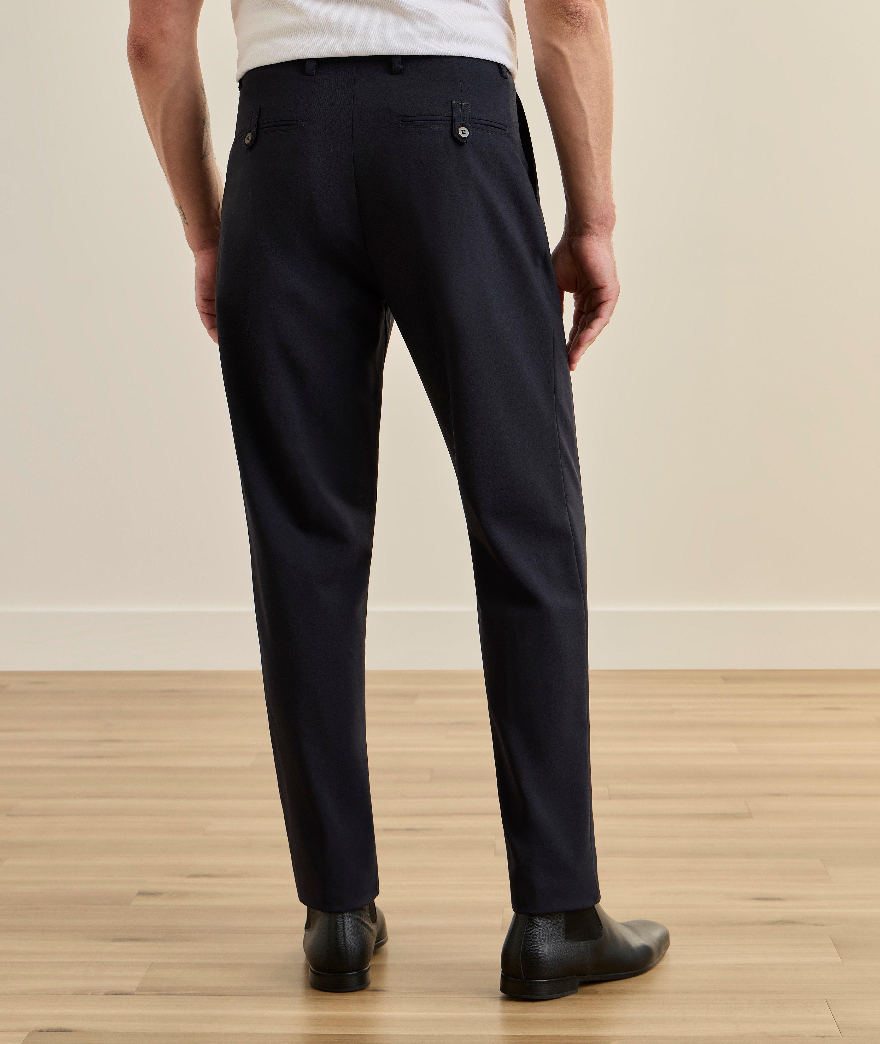 Pantalon plissé laine-extensible image 2