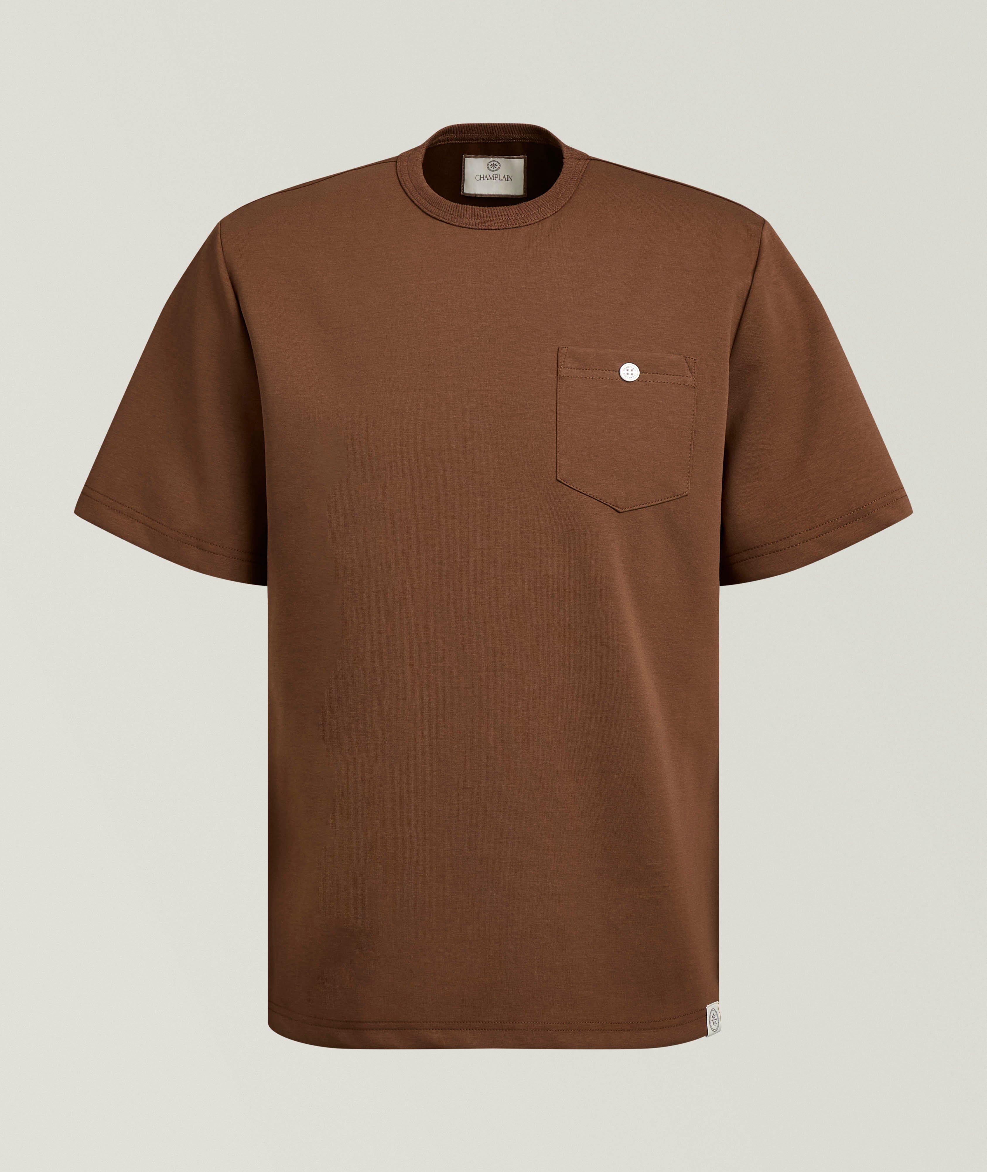 Champlain T-shirt poche boutonnée coton-mélange