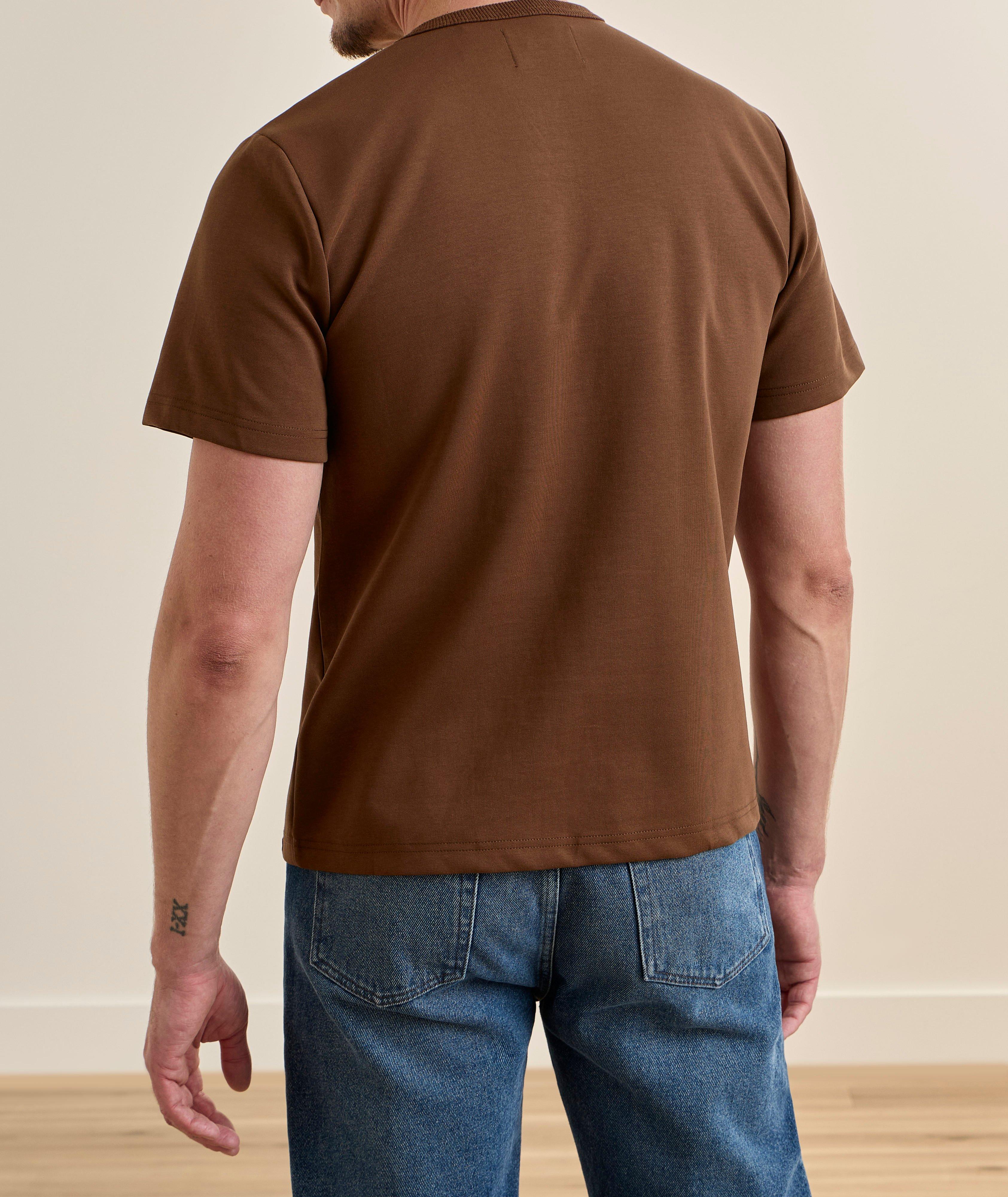 T-shirt poche boutonnée coton-mélange image 2