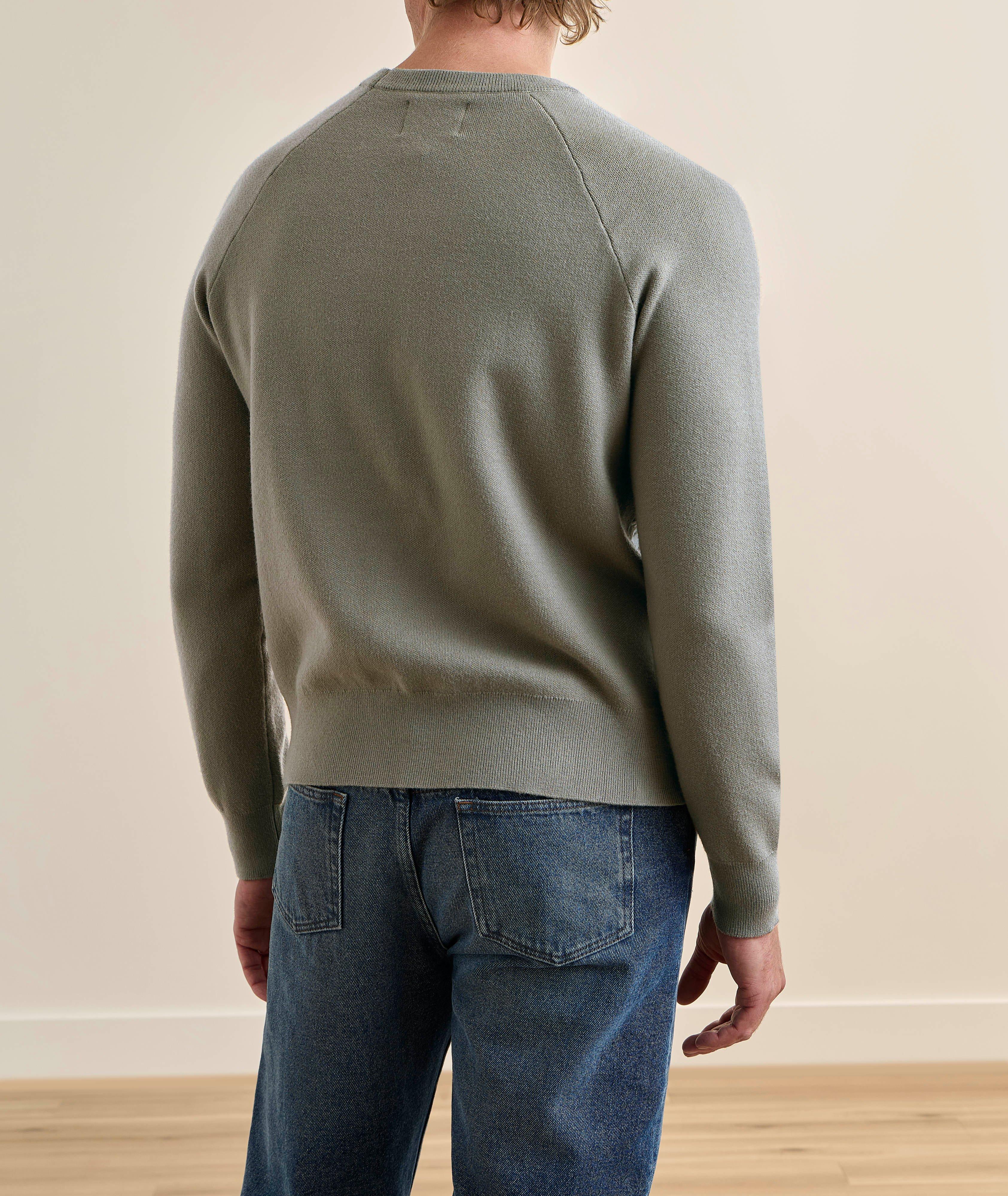 Pull raglan tricot pied-de-poule image 2
