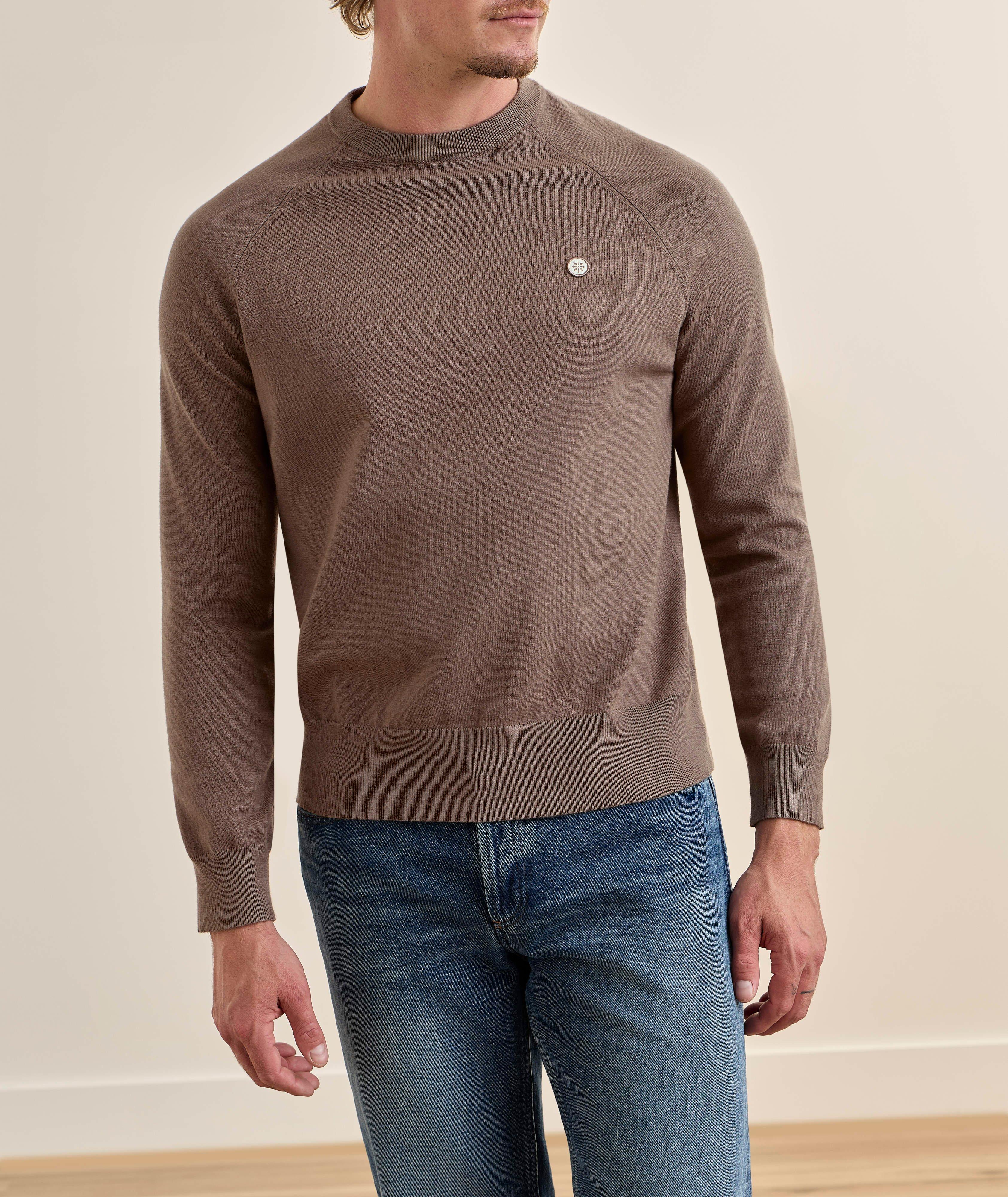 Pull encolure ronde raglan léger image 1