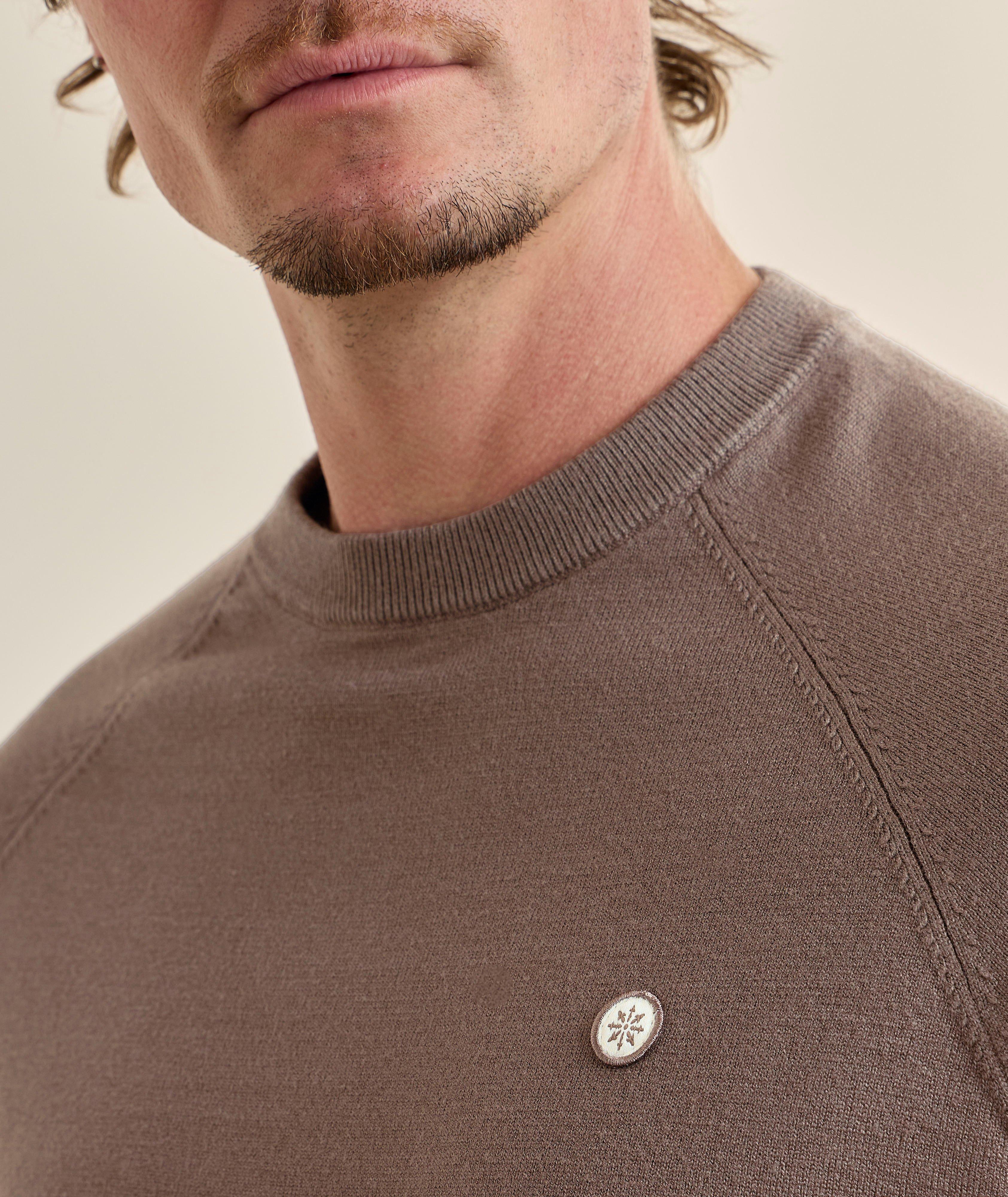 Pull encolure ronde raglan léger image 3