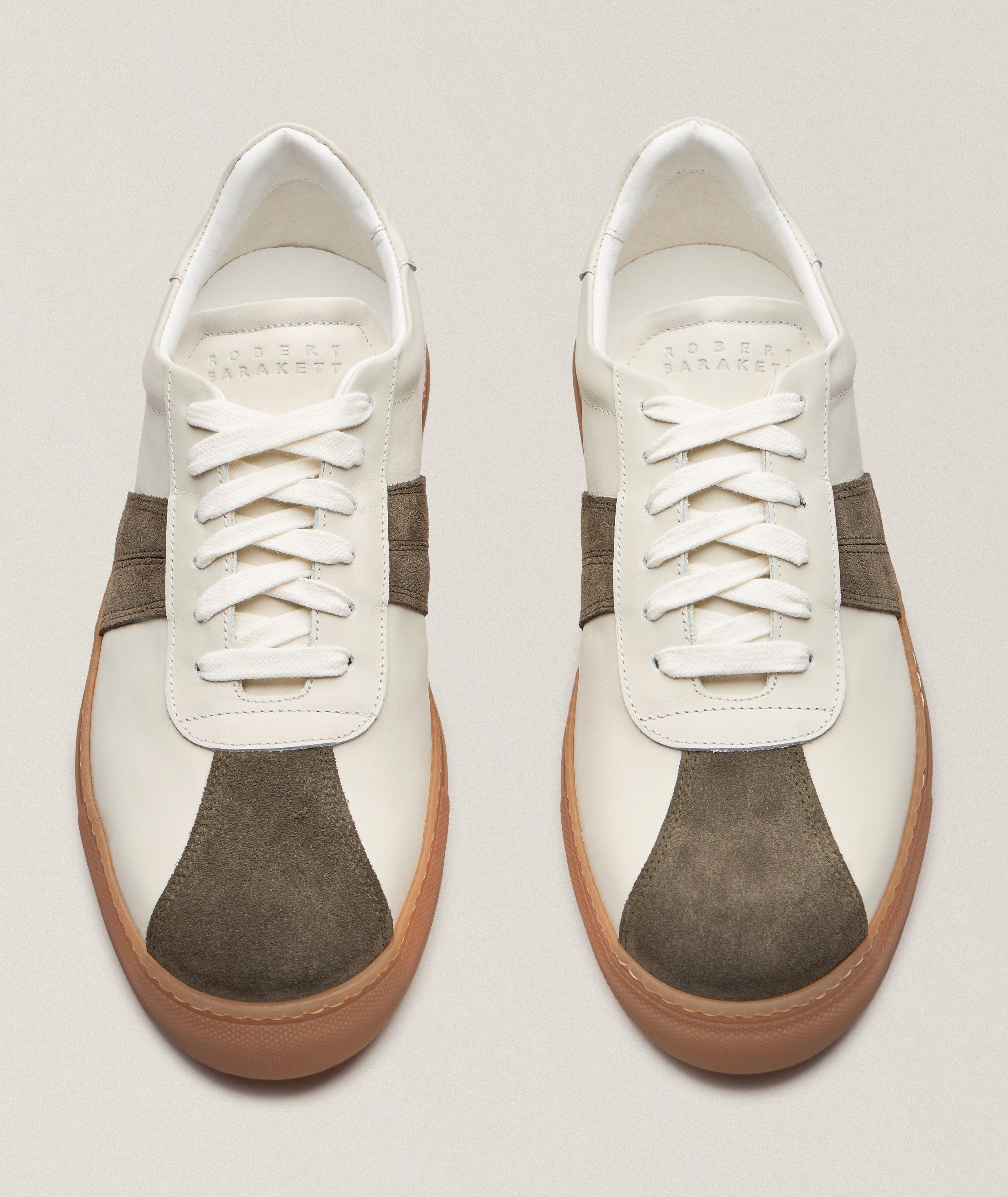 Dalton Striped Leather Sneakers image 1