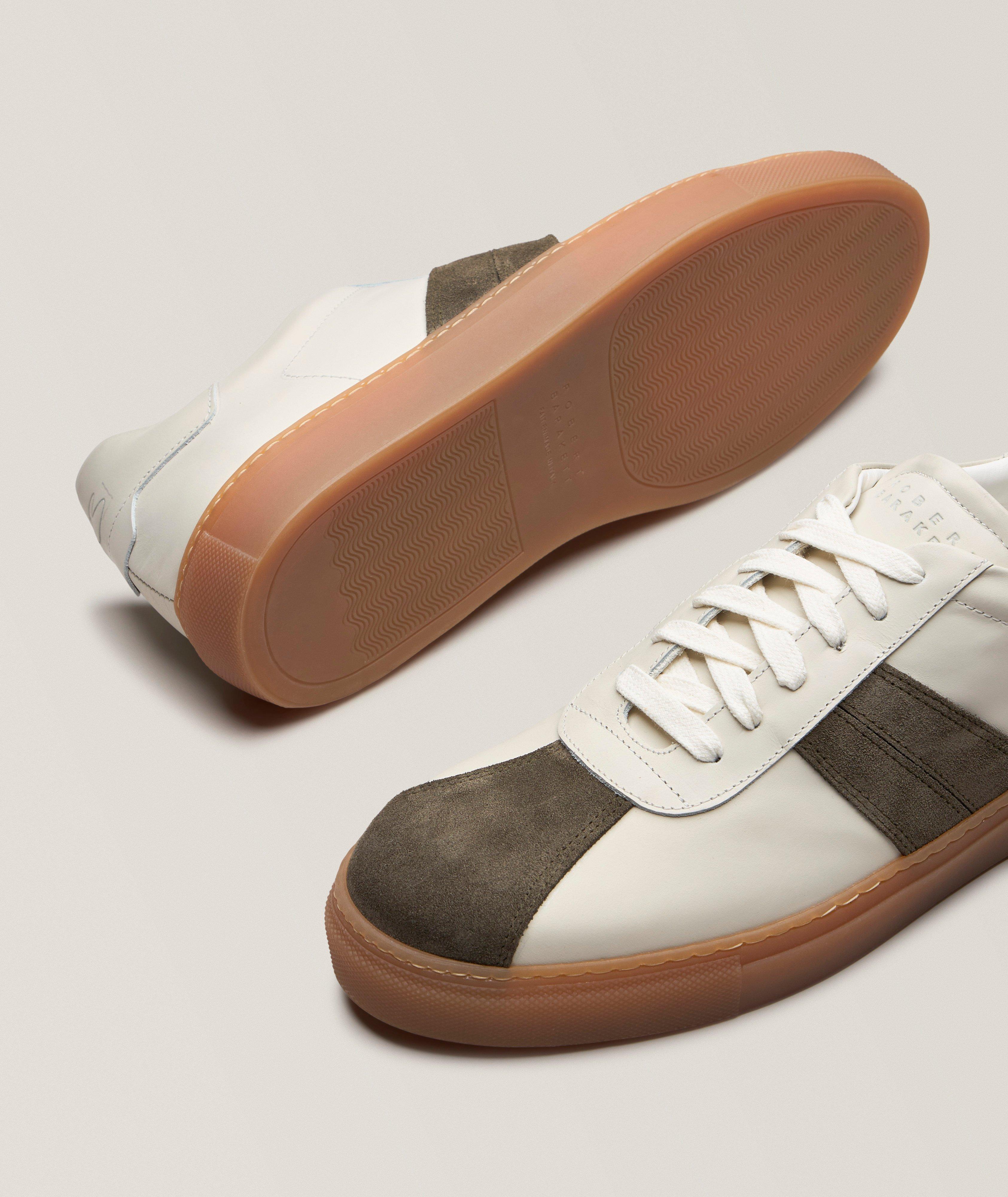 Dalton Striped Leather Sneakers image 3