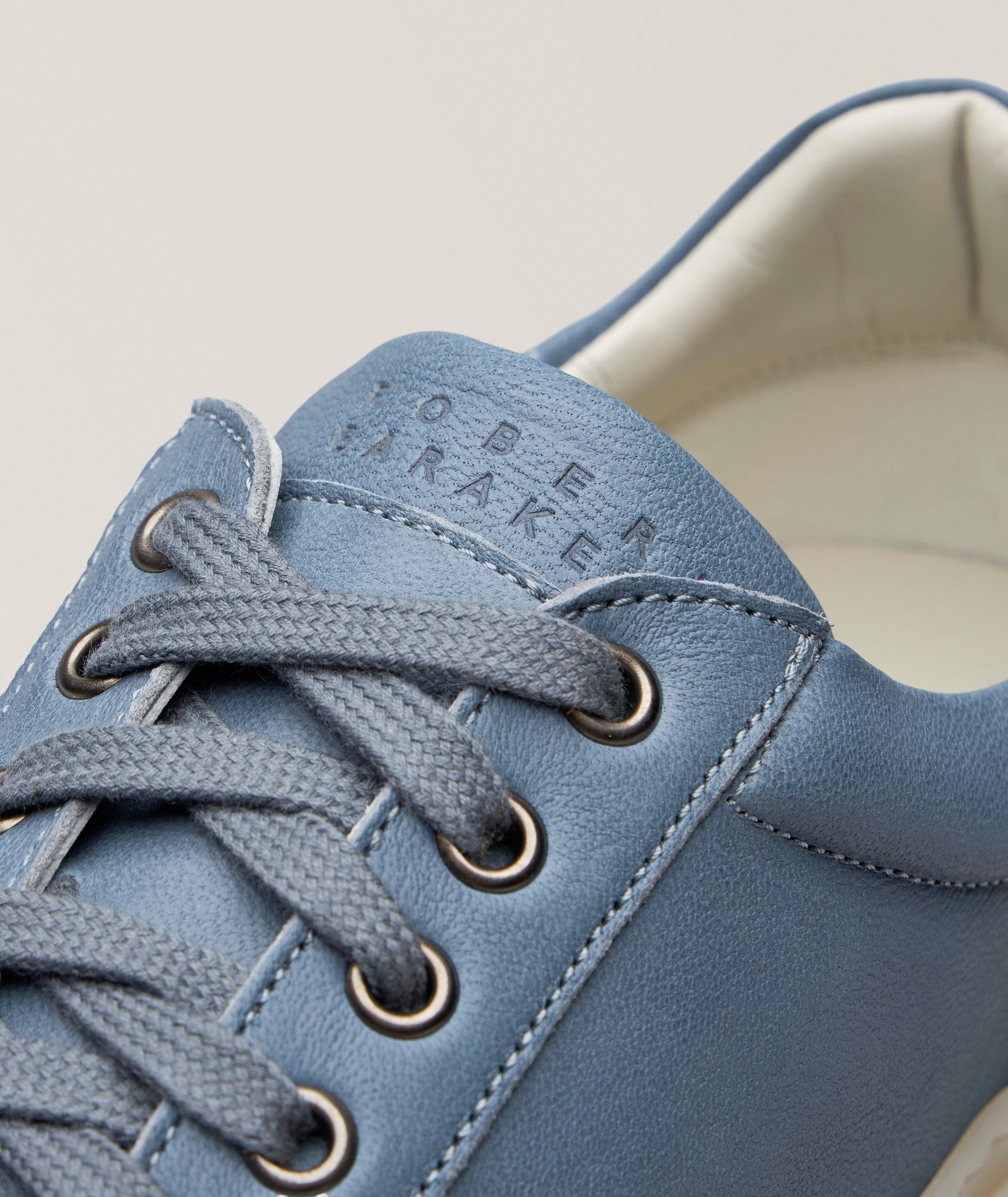 Terrence Pebble Grained Leather Sneakers image 2