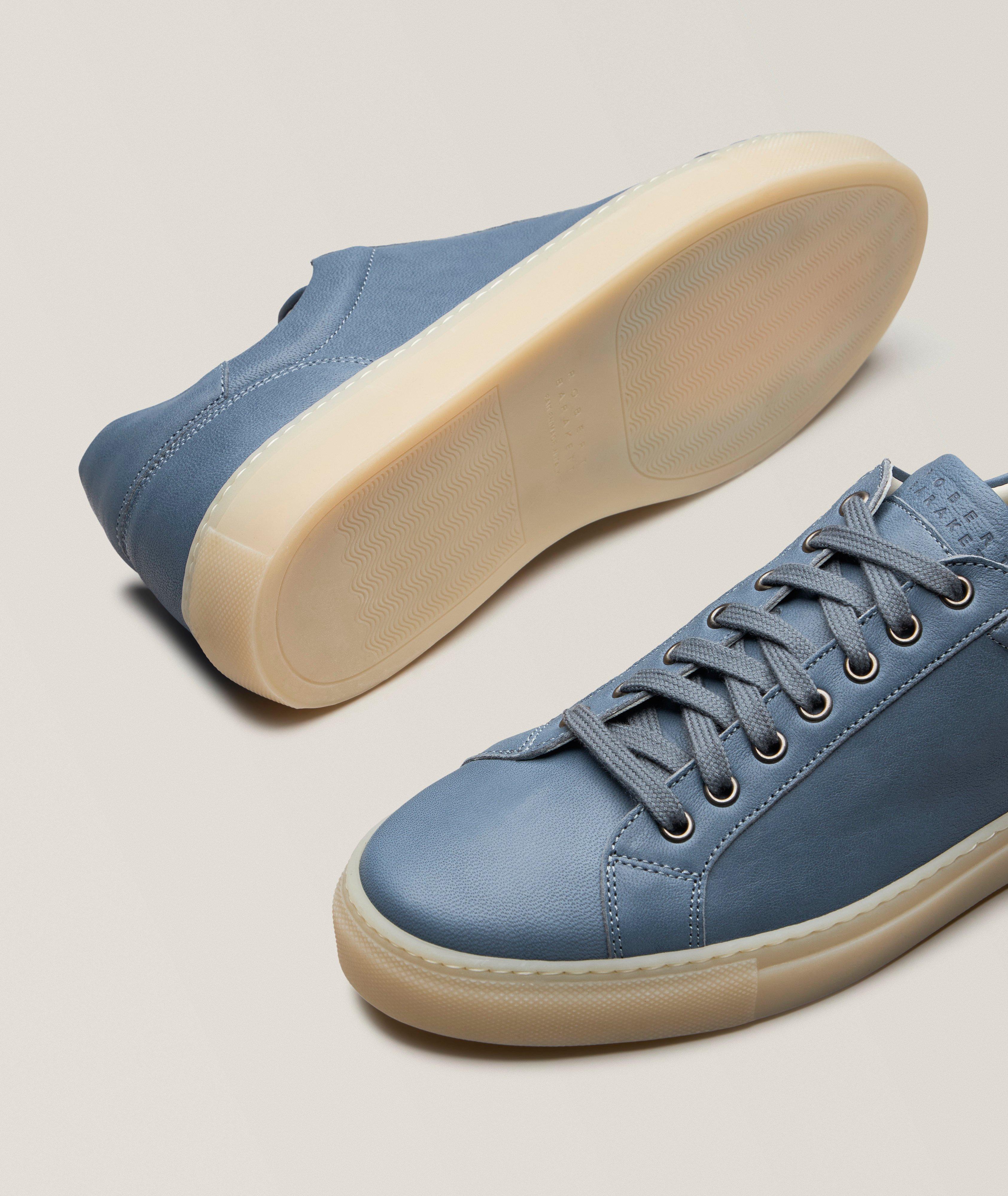 Terrence Pebble Grained Leather Sneakers image 3