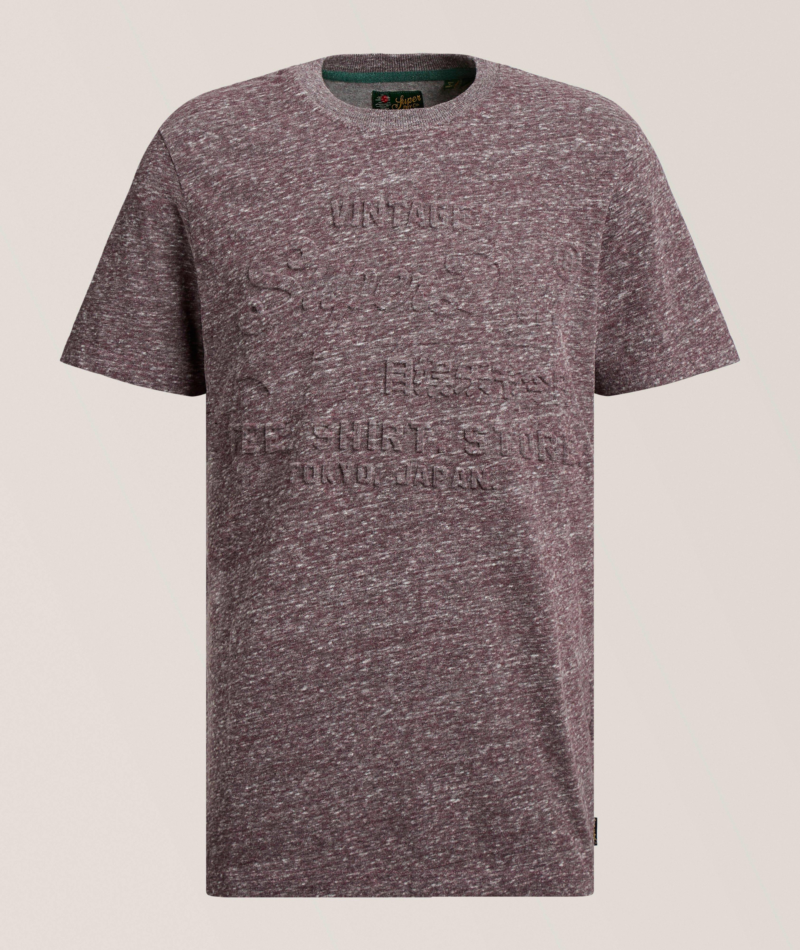 Superdry T-shirt en relief logo rétro