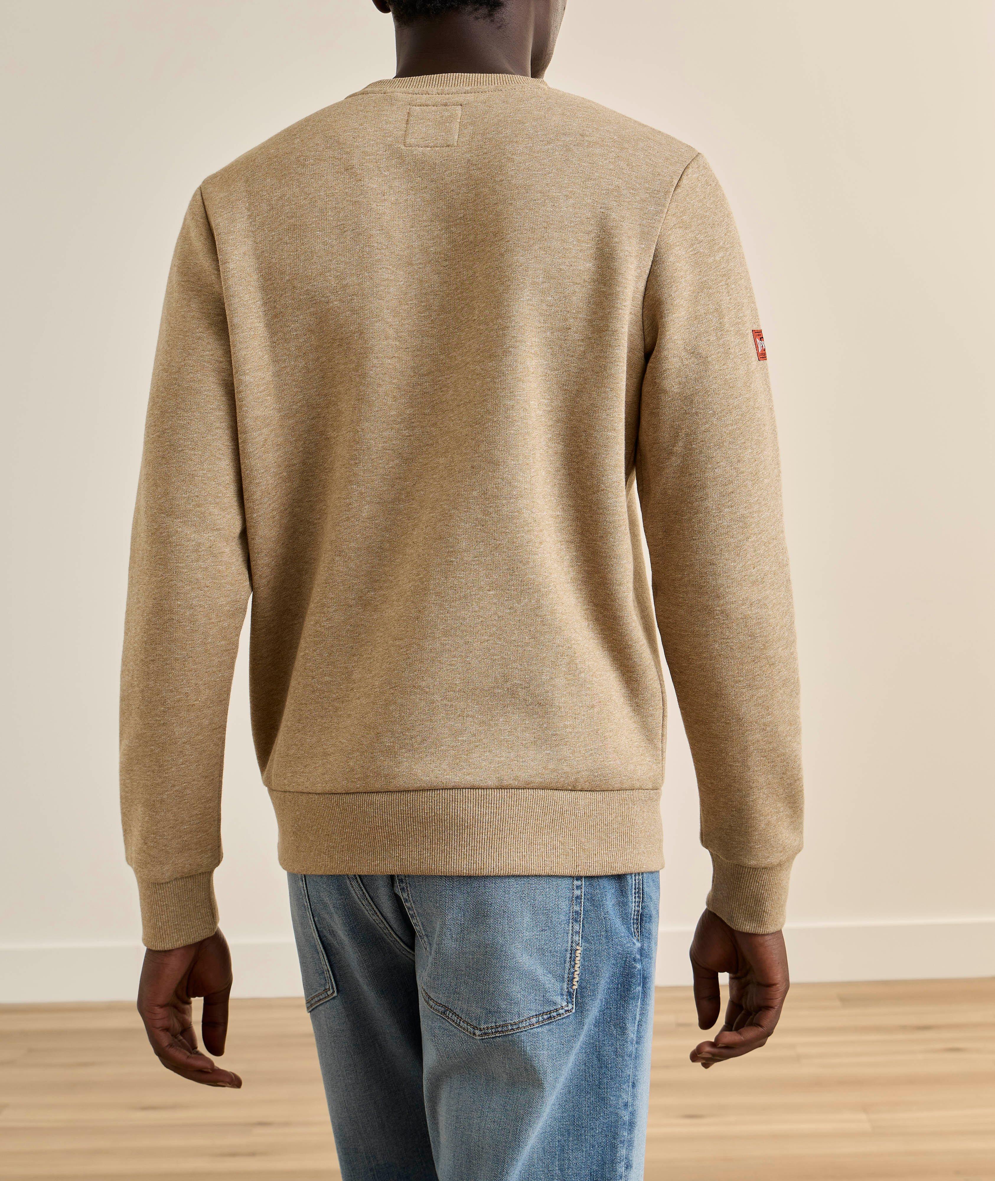Flecked Workwear Logo Crewneck Sweatshirt image 2