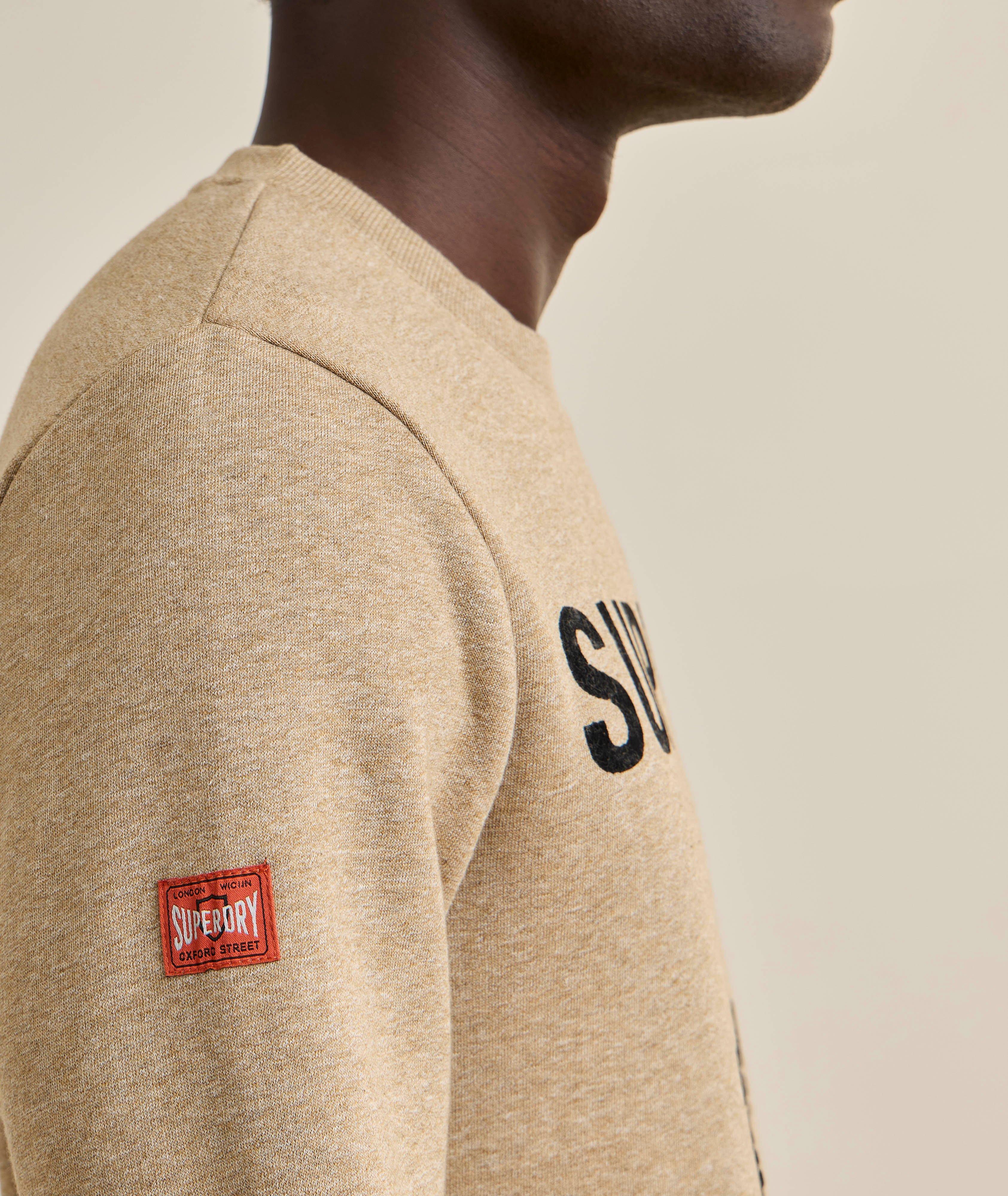 Flecked Workwear Logo Crewneck Sweatshirt image 4