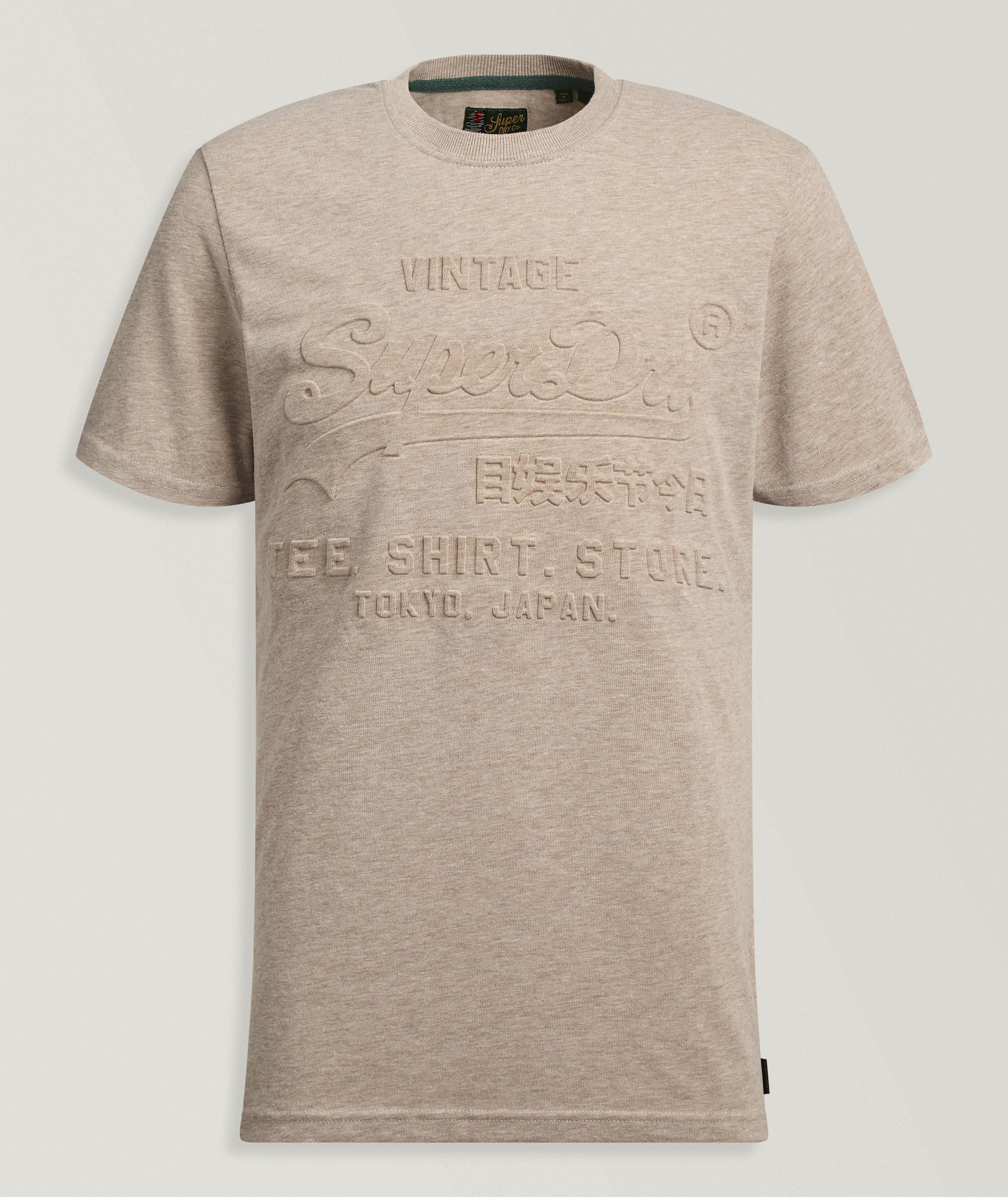 Superdry T-shirt en relief logo rétro