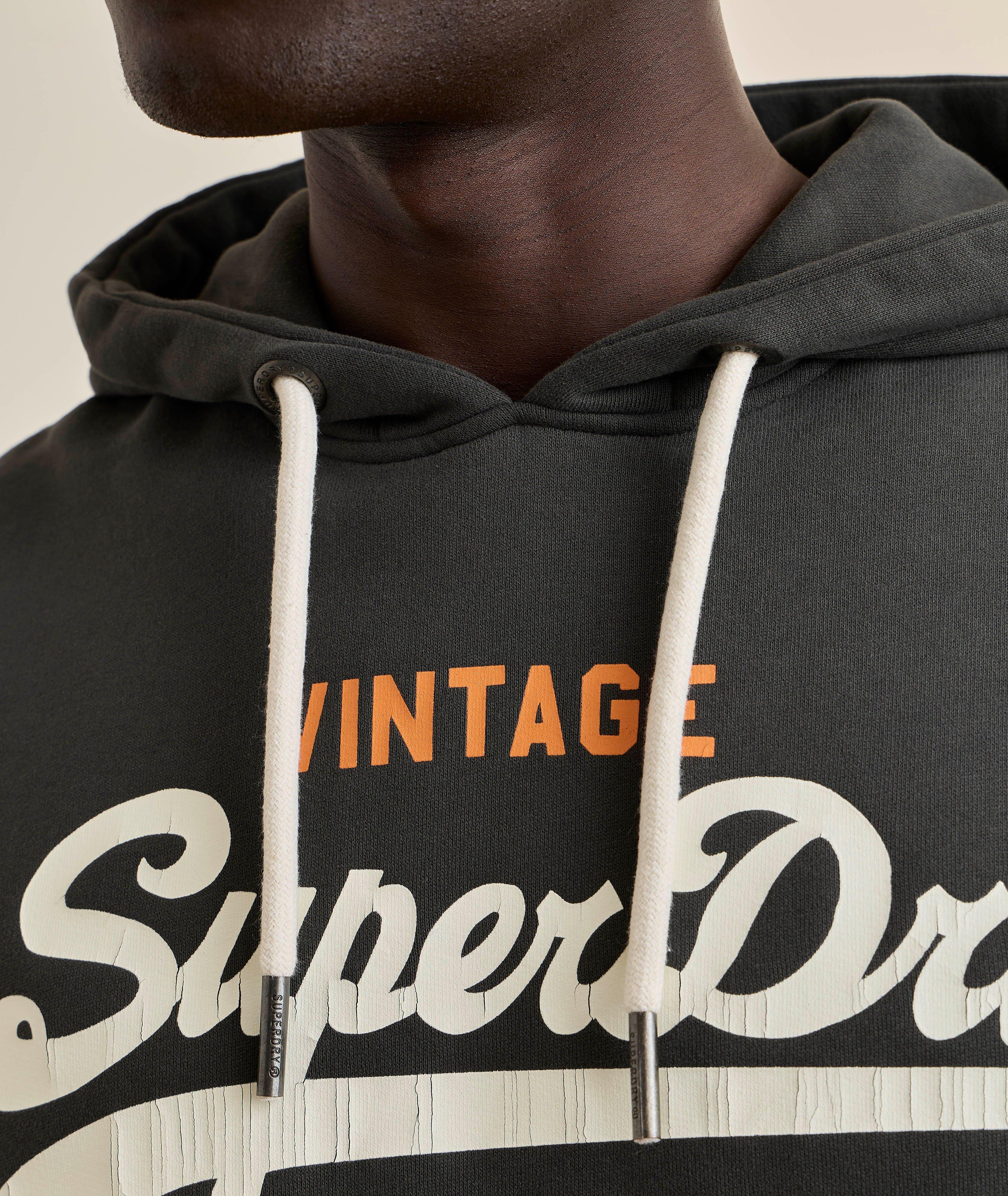 Sweatshirt à capuche héritage logo rétro image 4