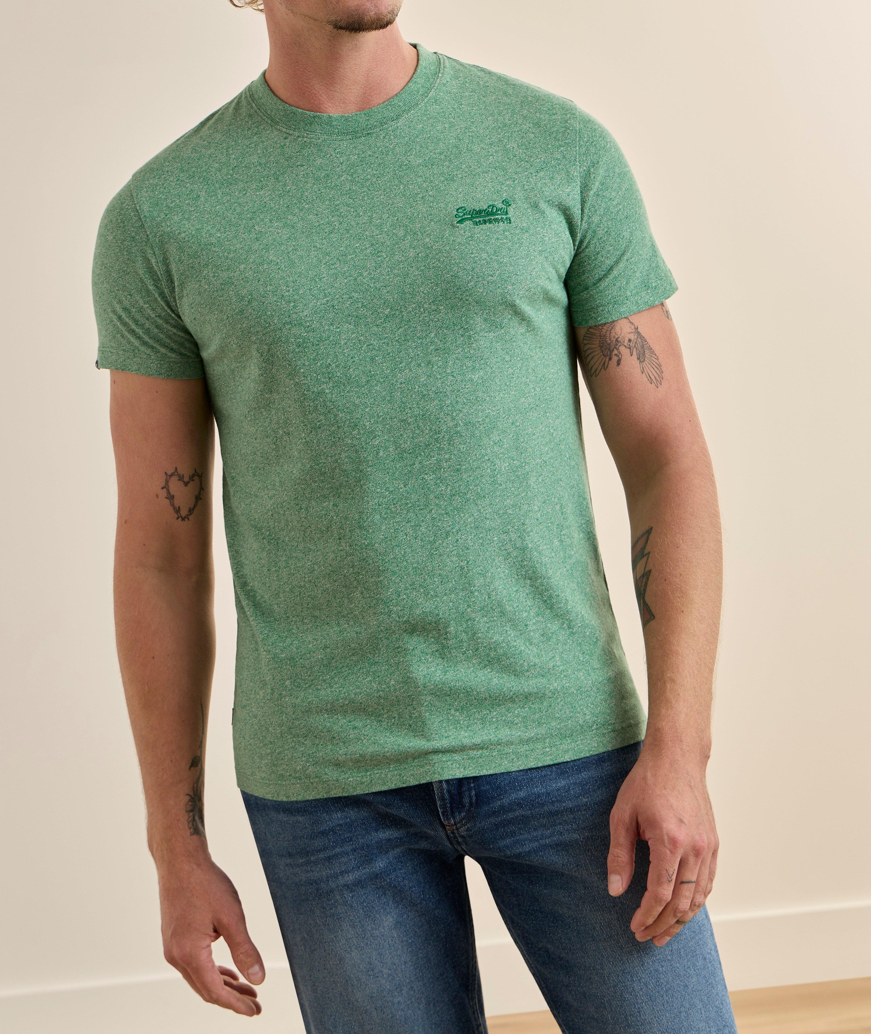 T-shirt brodé logo rétro image 1
