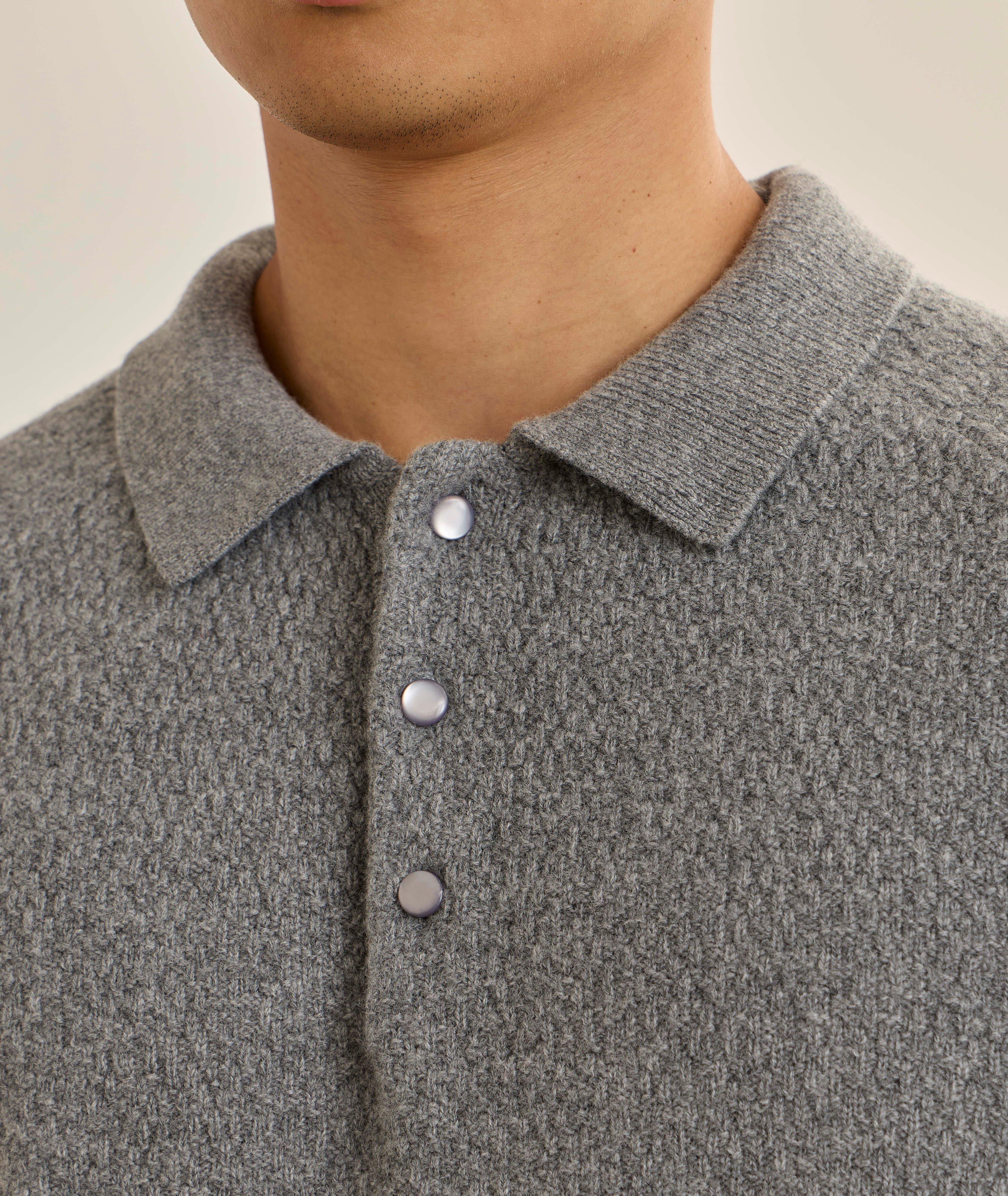 Wool Polo Sweater image 3