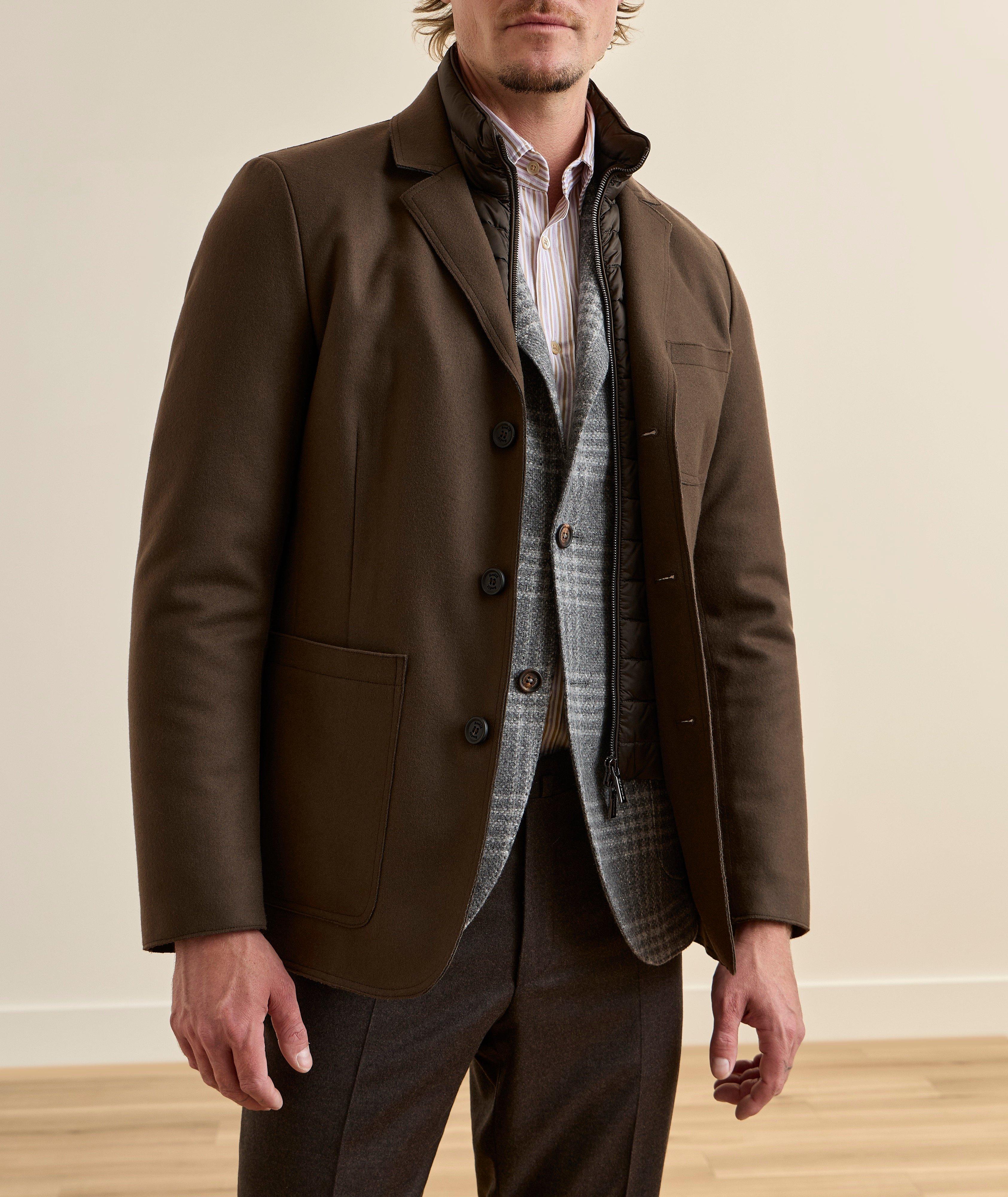 Wool-Cashmere Bib Down Sport Jacket  image 1