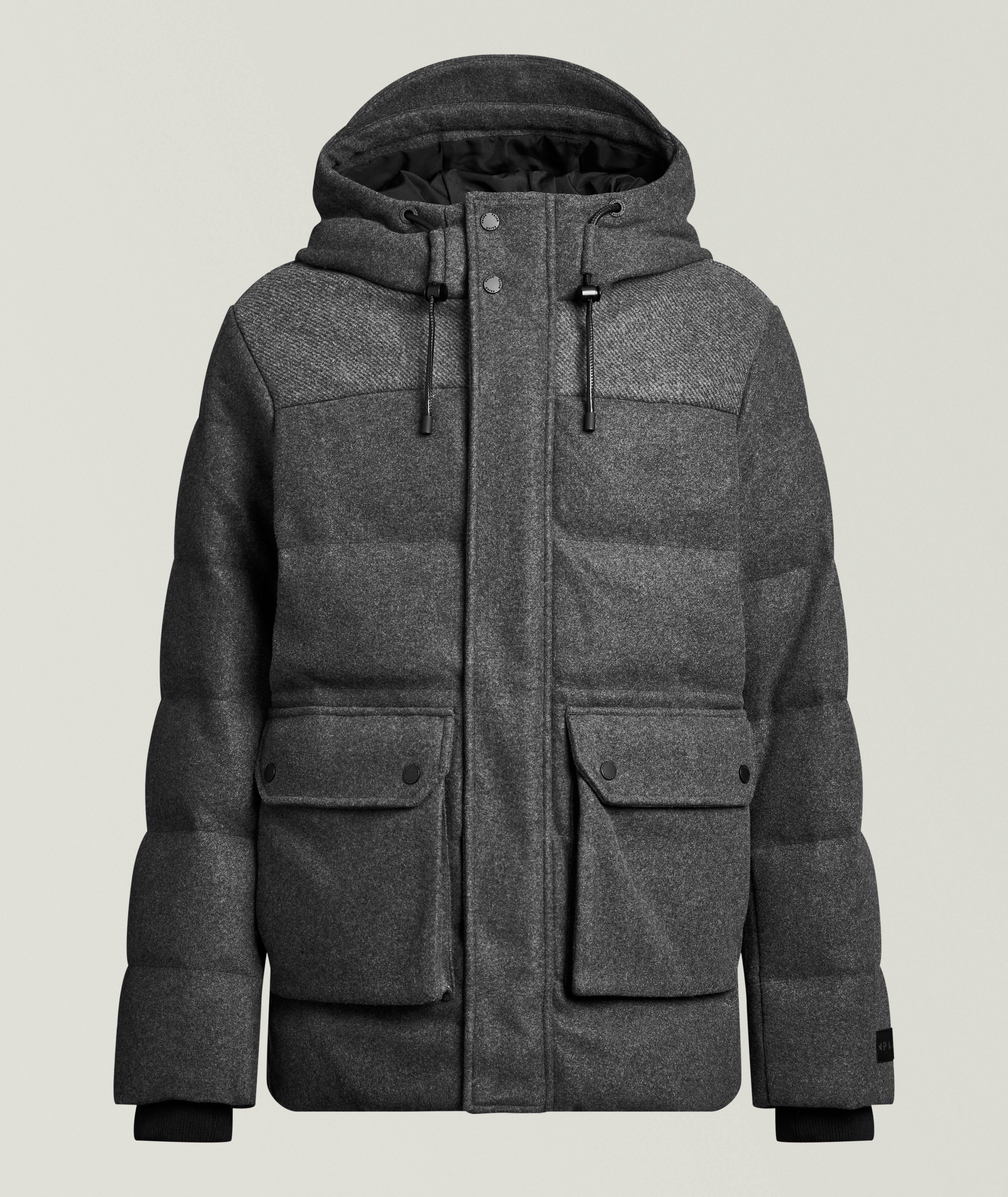 Pajar PAJAR MED CHARCOAL WOOL PUFFER W/HOOD