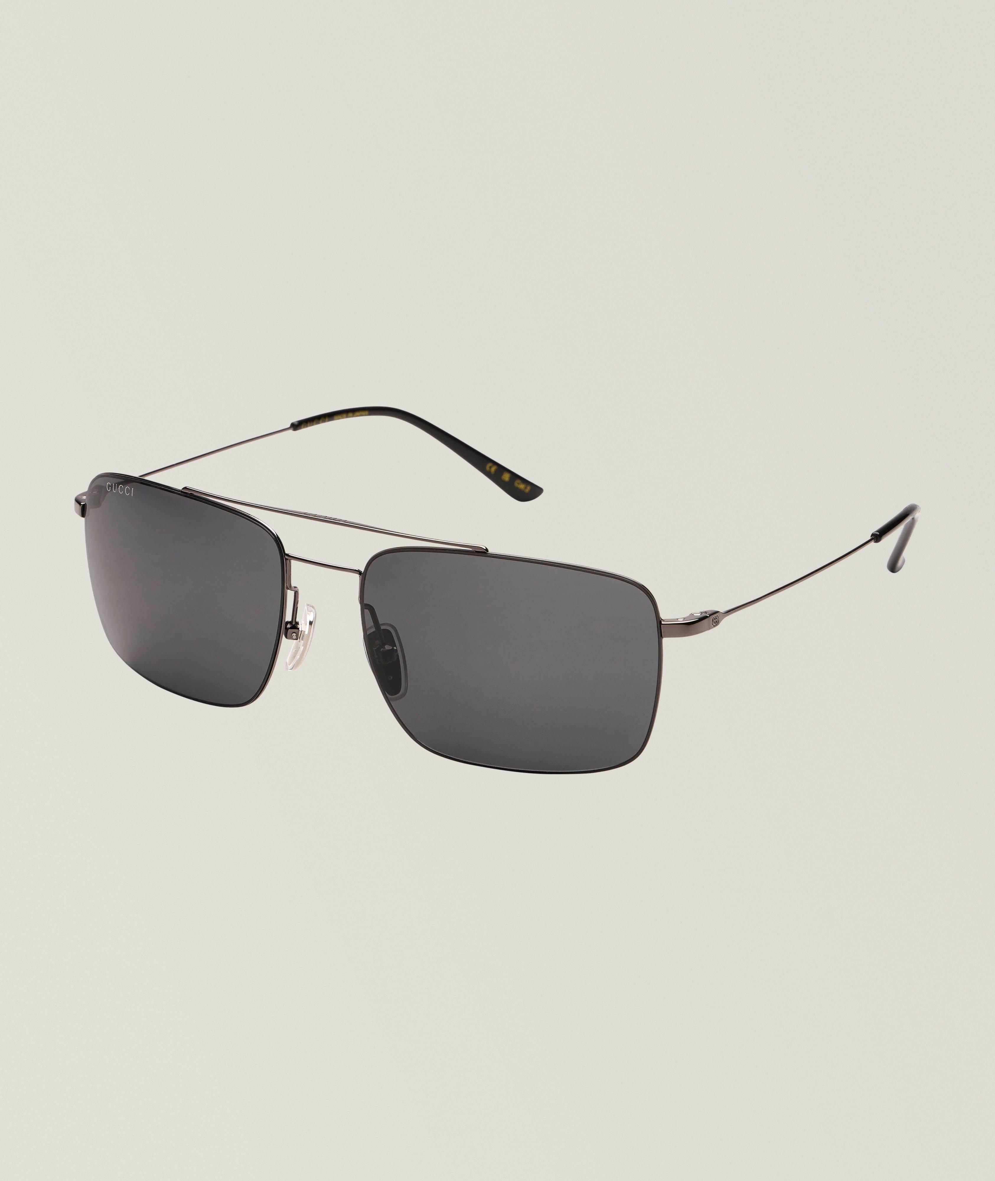 Gucci GUC GG2259S SUNGLASSES RUTHENIUM/BRN