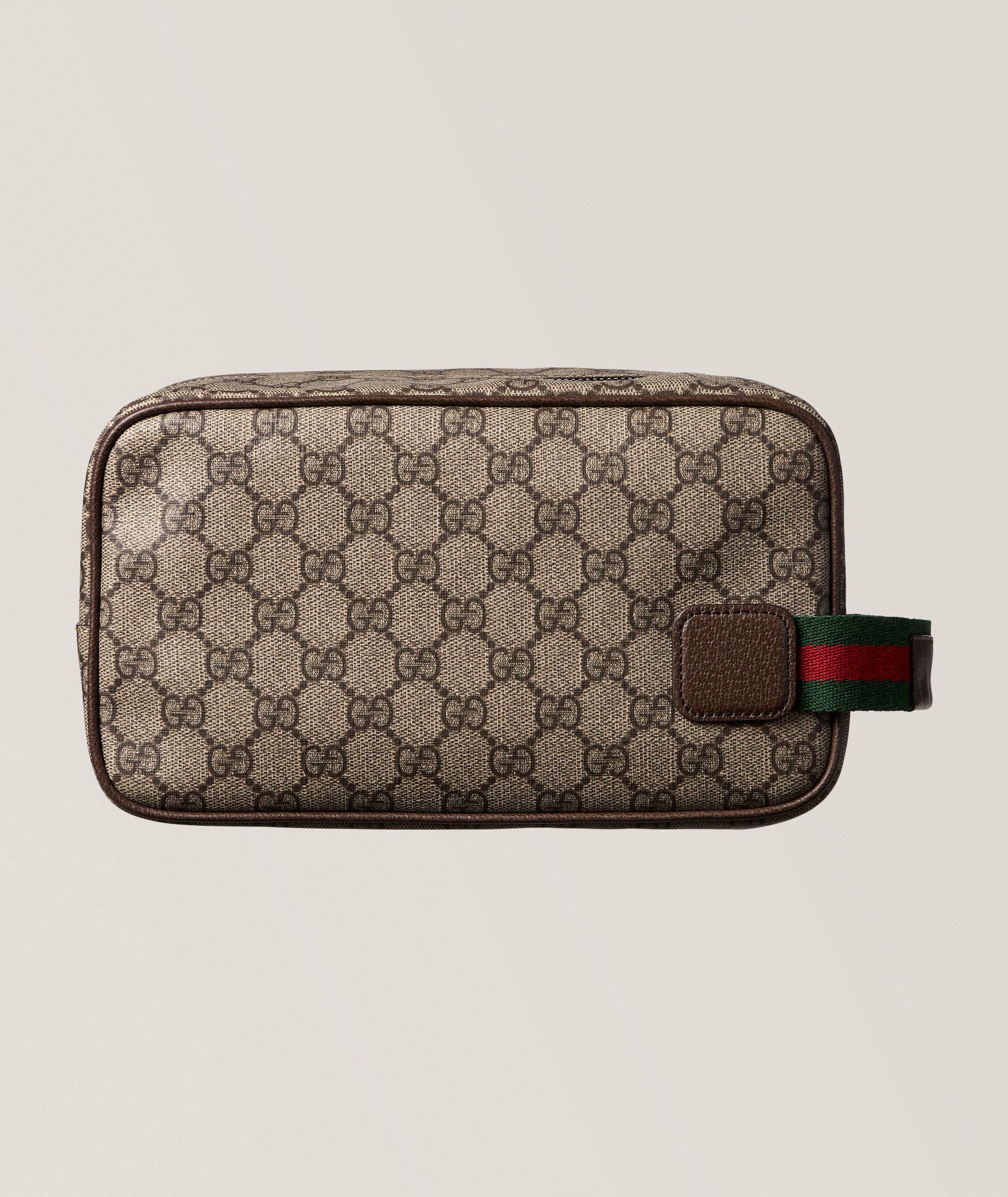 Medium Coated Canvas Toiletry Bag image 1