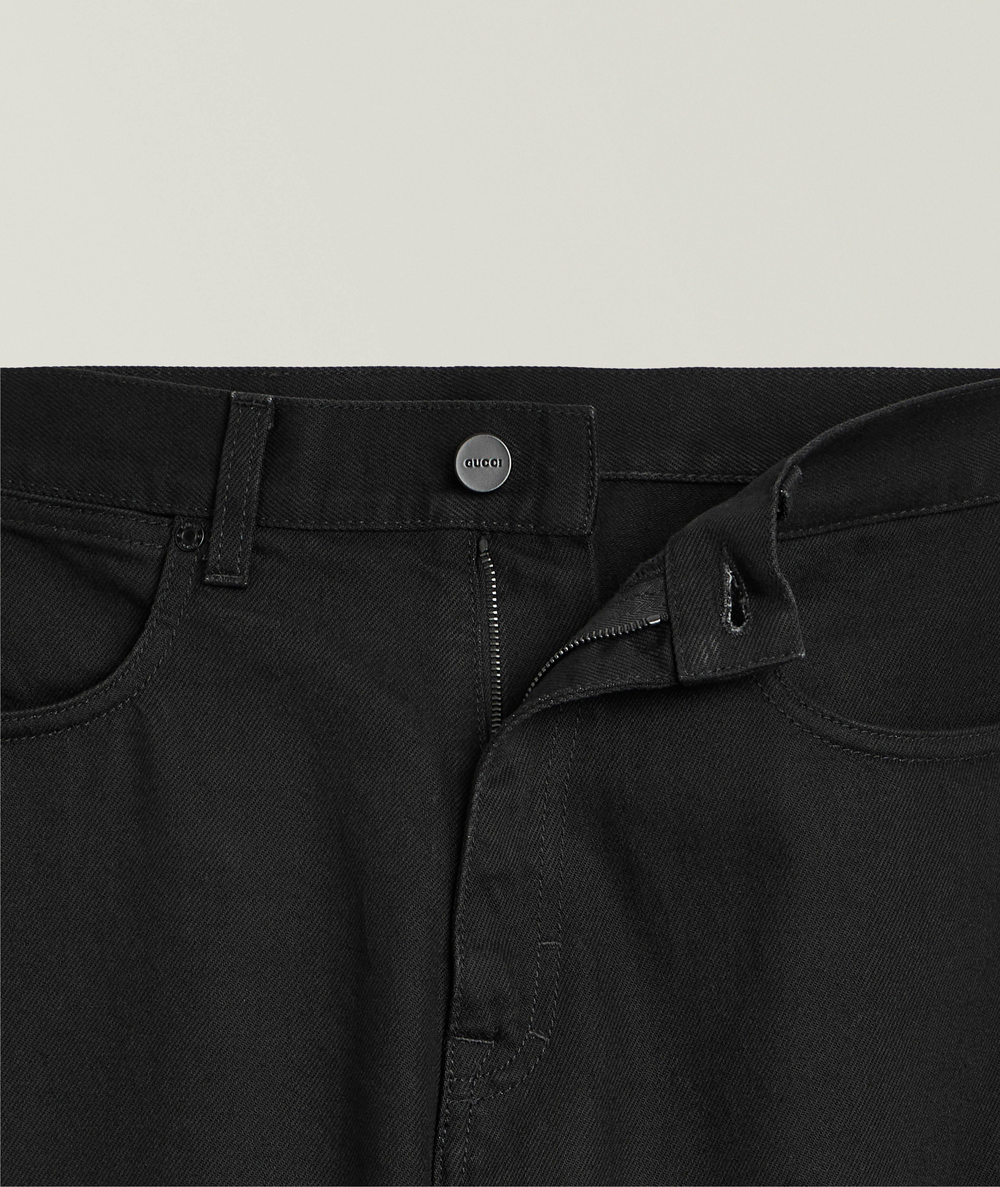 Washed Straight-Leg Jeans  image 2