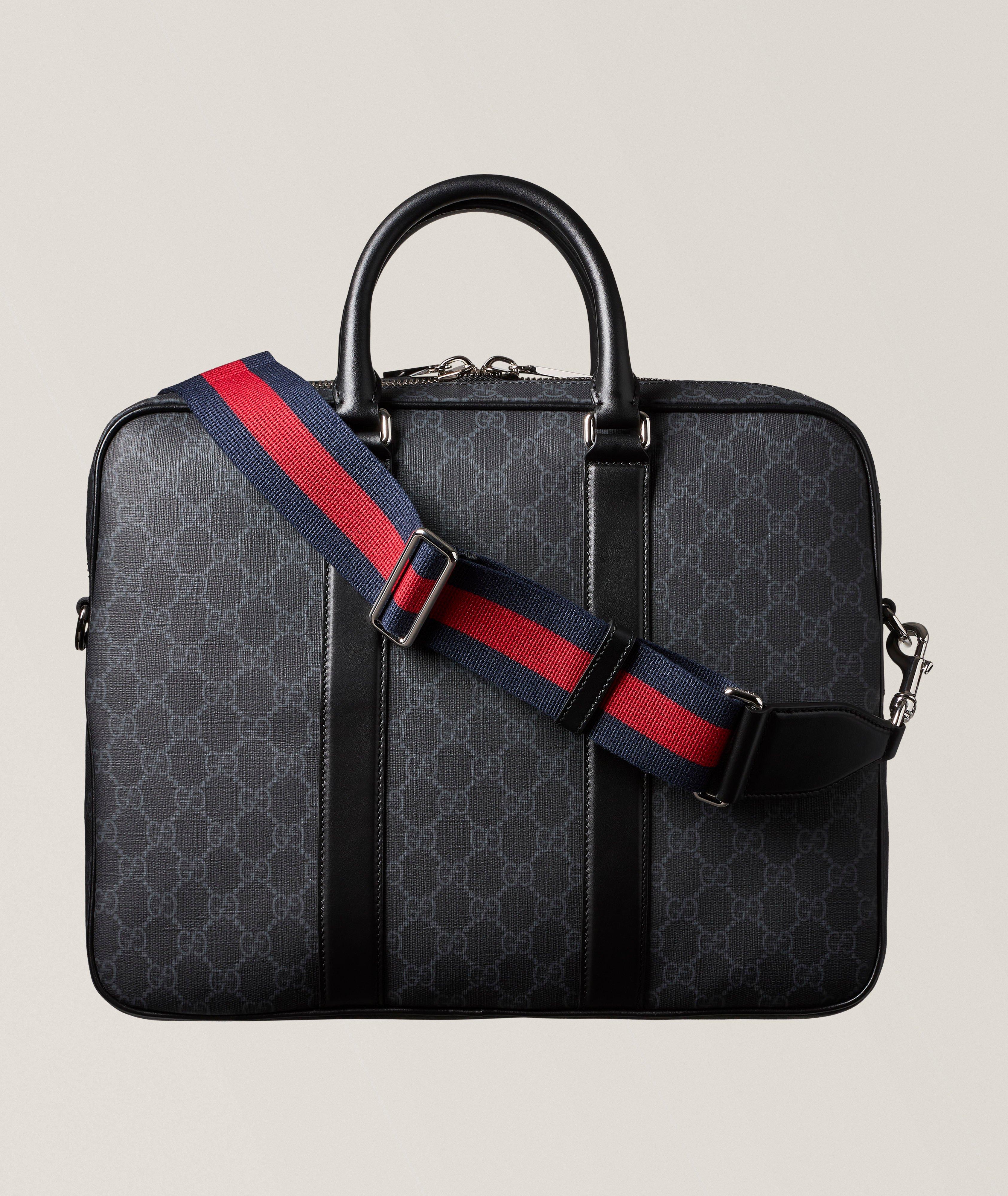 Essence Classic Monogram Canvas Briefcase image 1