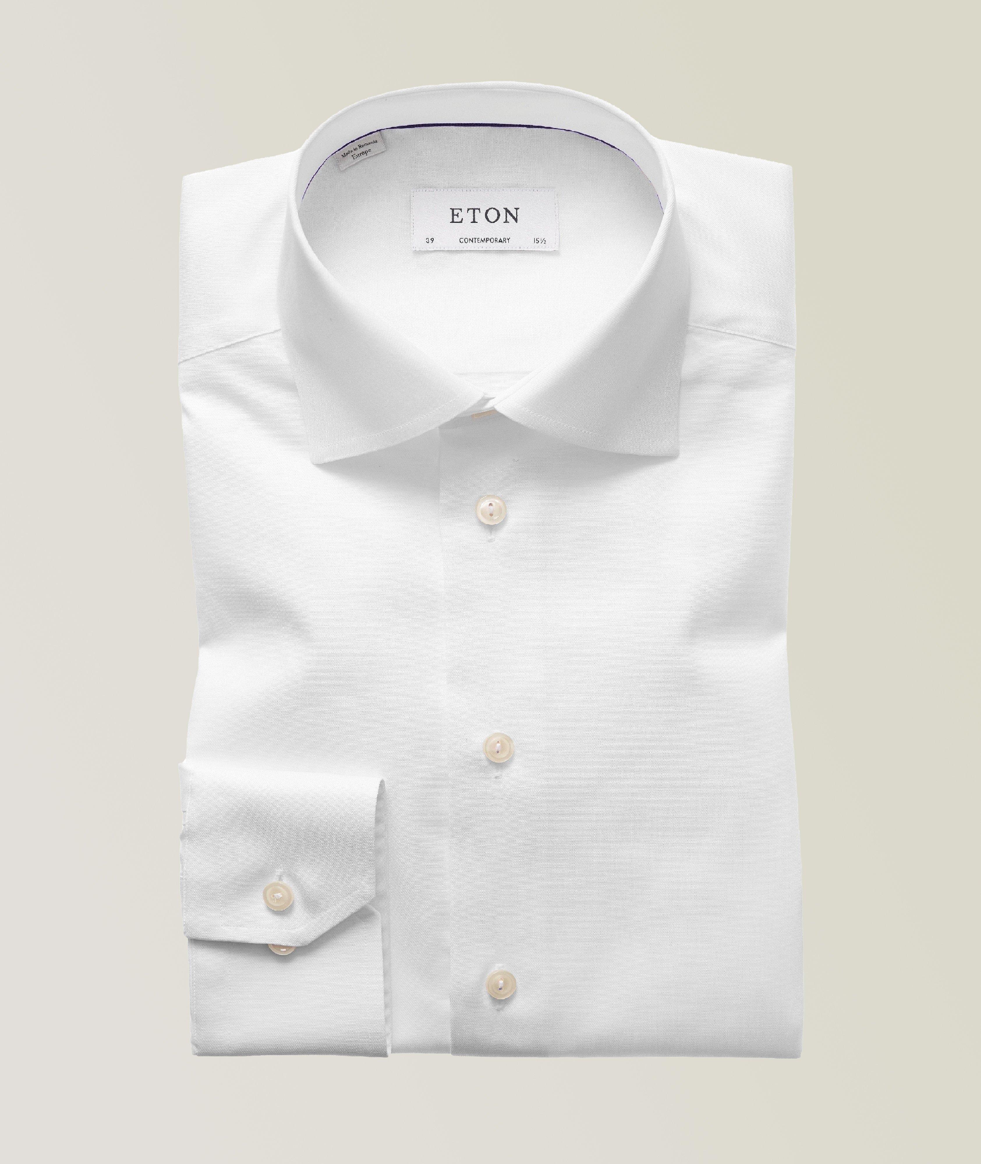 Contemporary-Fit Twill Dress Shirt