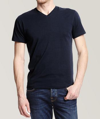 Armani jeans v hot sale neck t shirt