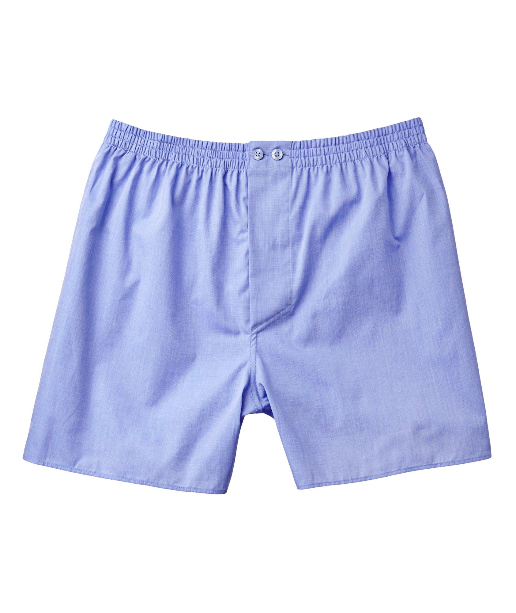 woven cotton boxer shorts