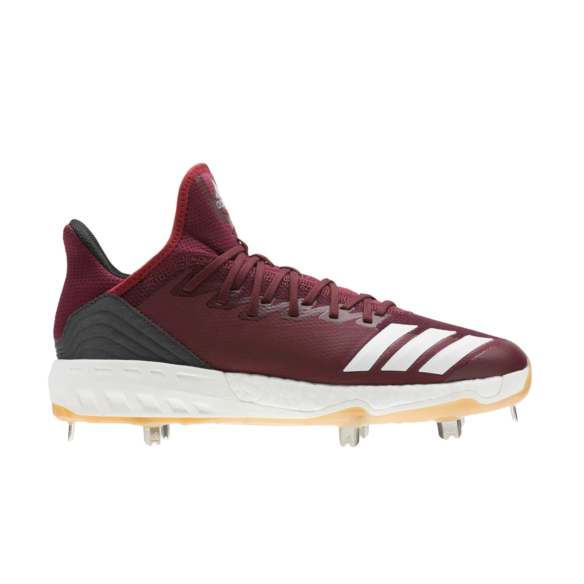 maroon baseball cleats