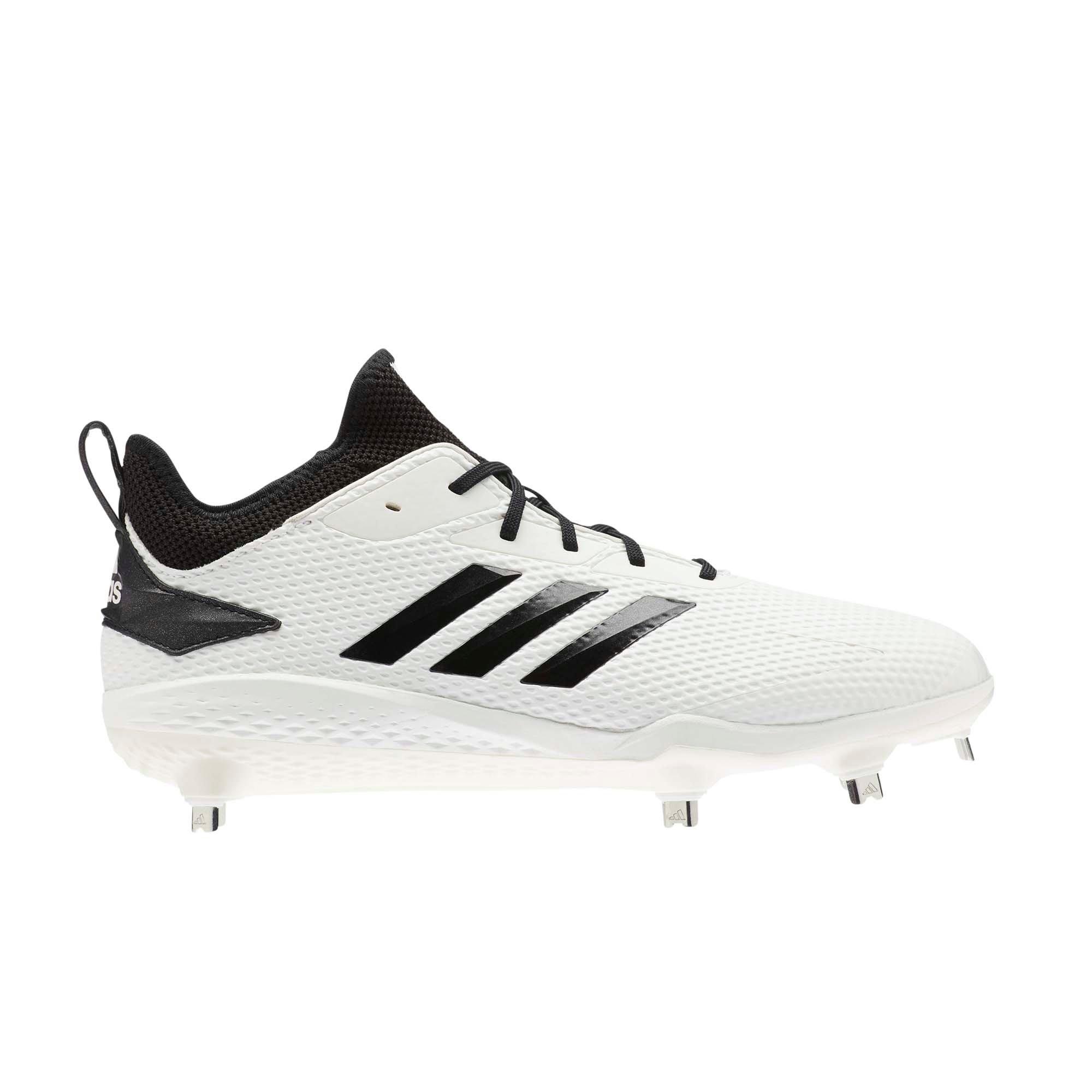 white adidas baseball cleats