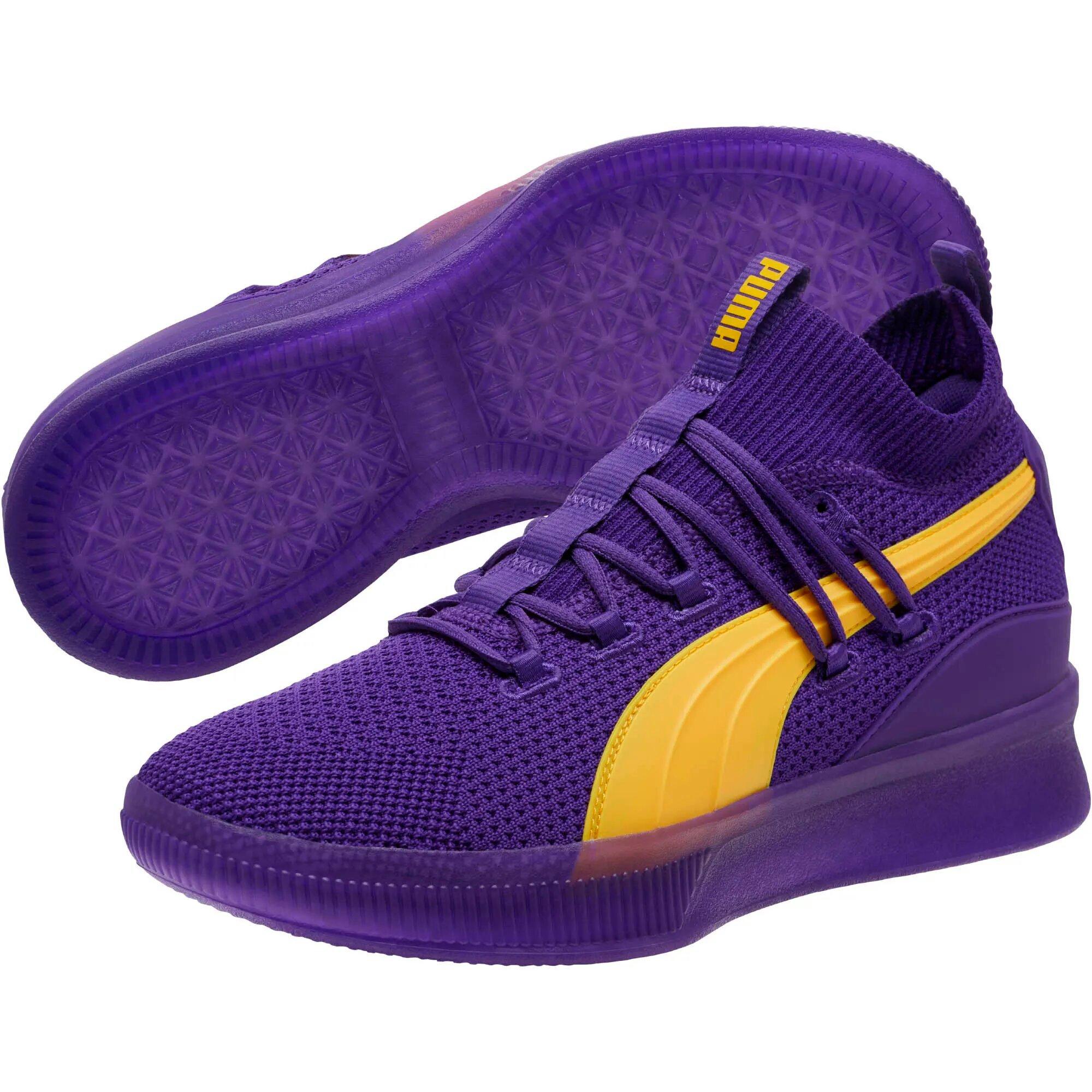 purple and gold pumas