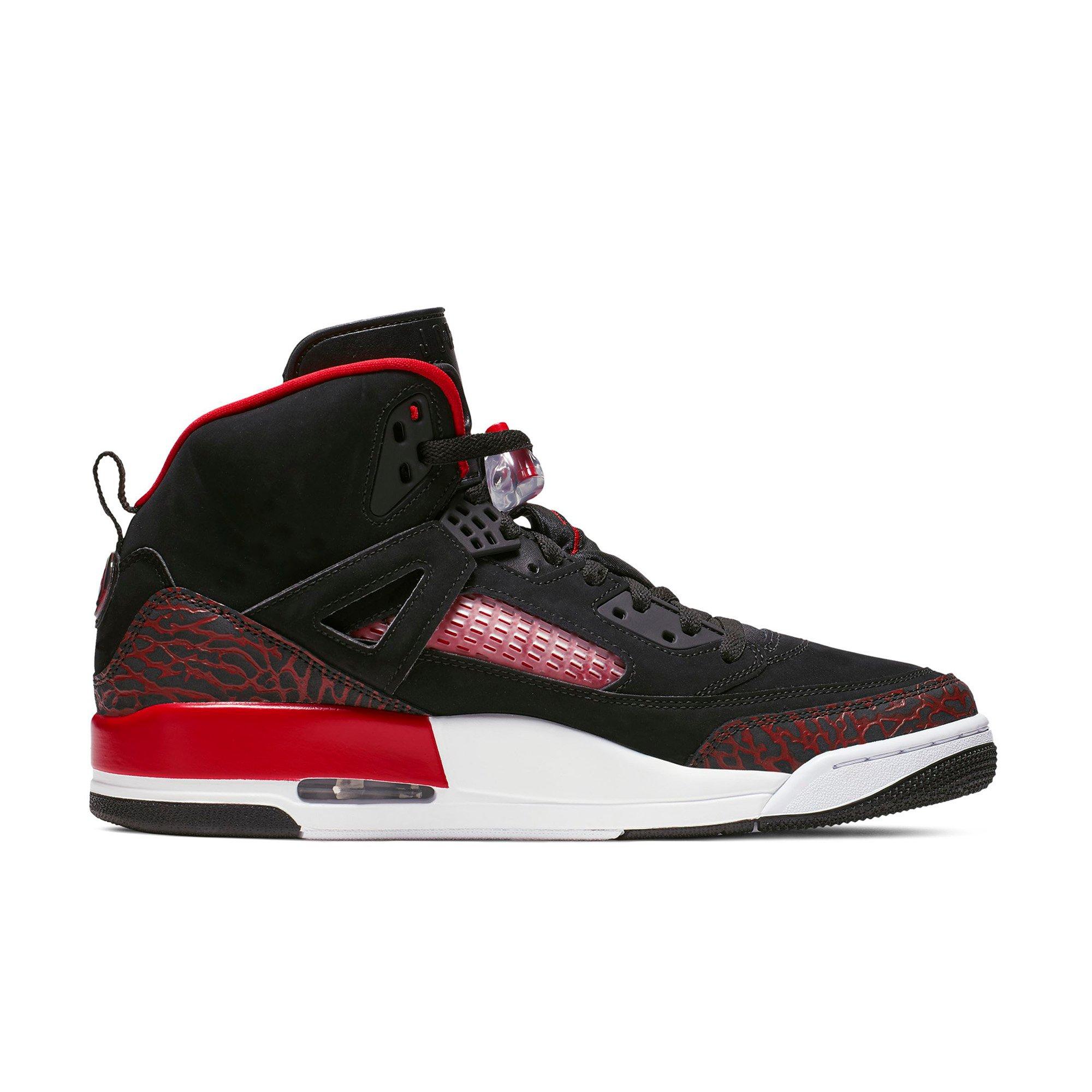 jordan spizike black and red