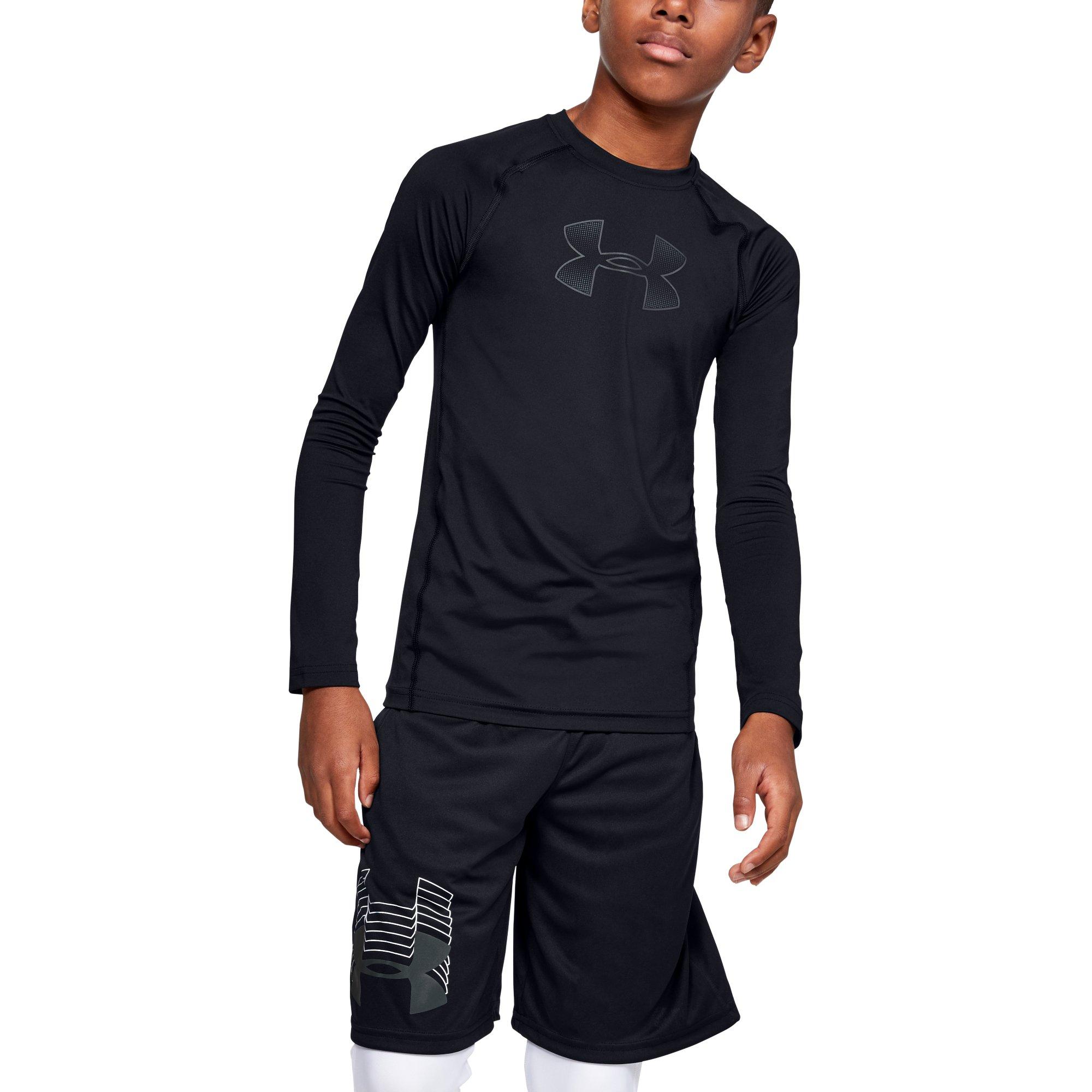 boys under armour long sleeve shirts