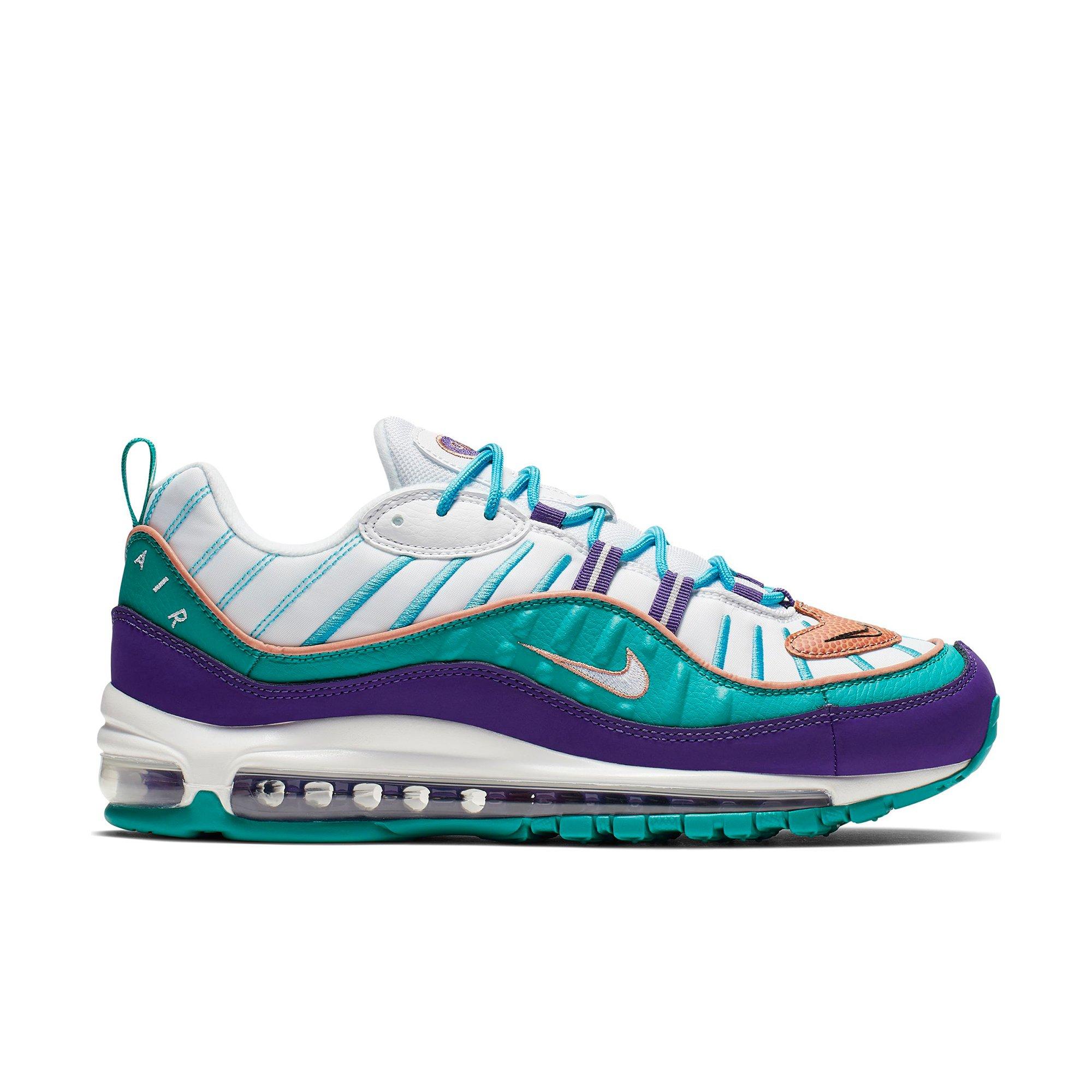nike air max 98 purple teal