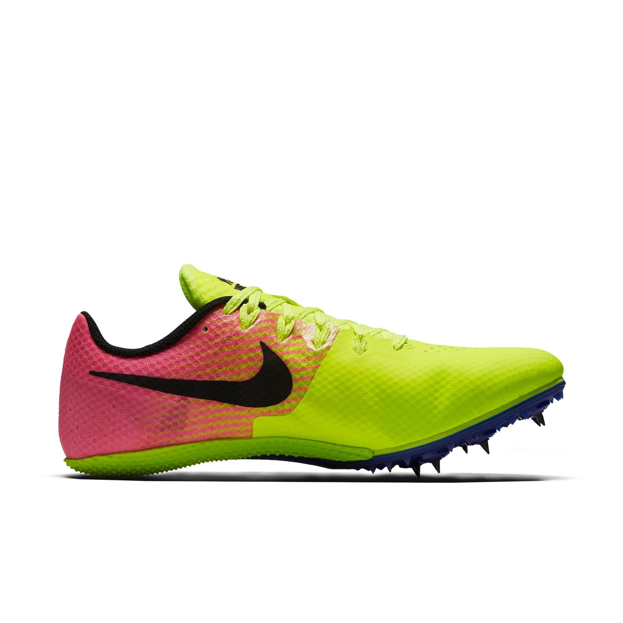 nike yellow and pink spikes