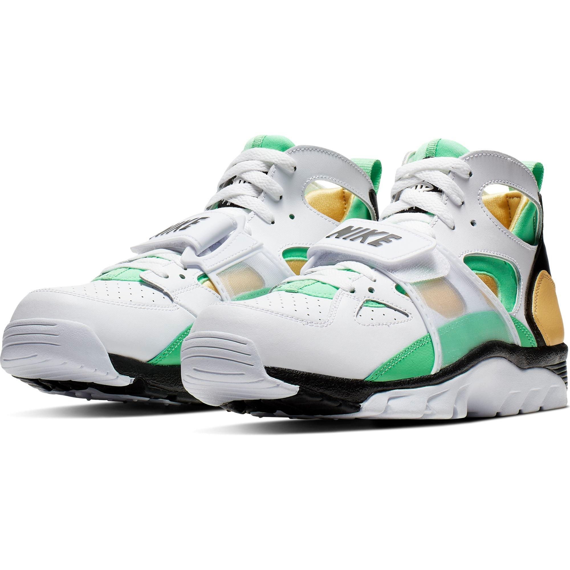 green and white huaraches