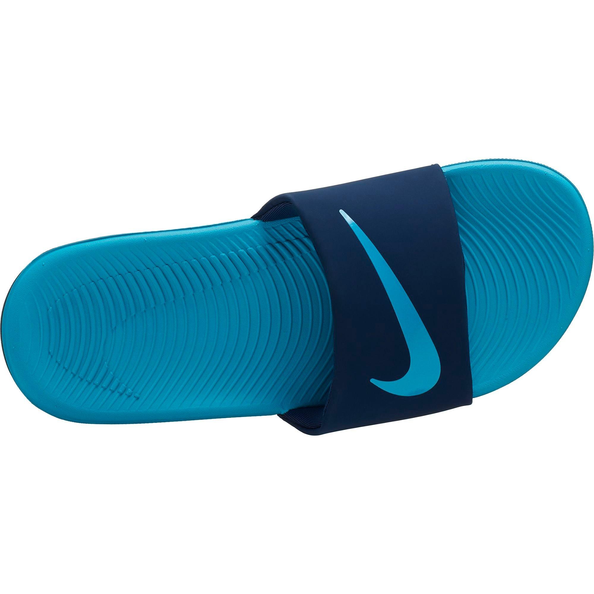 nike kawa slide navy blue