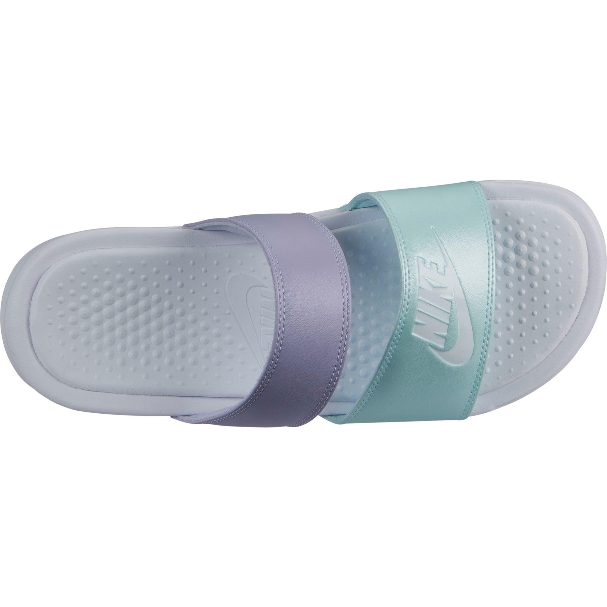 purple nike slides womens