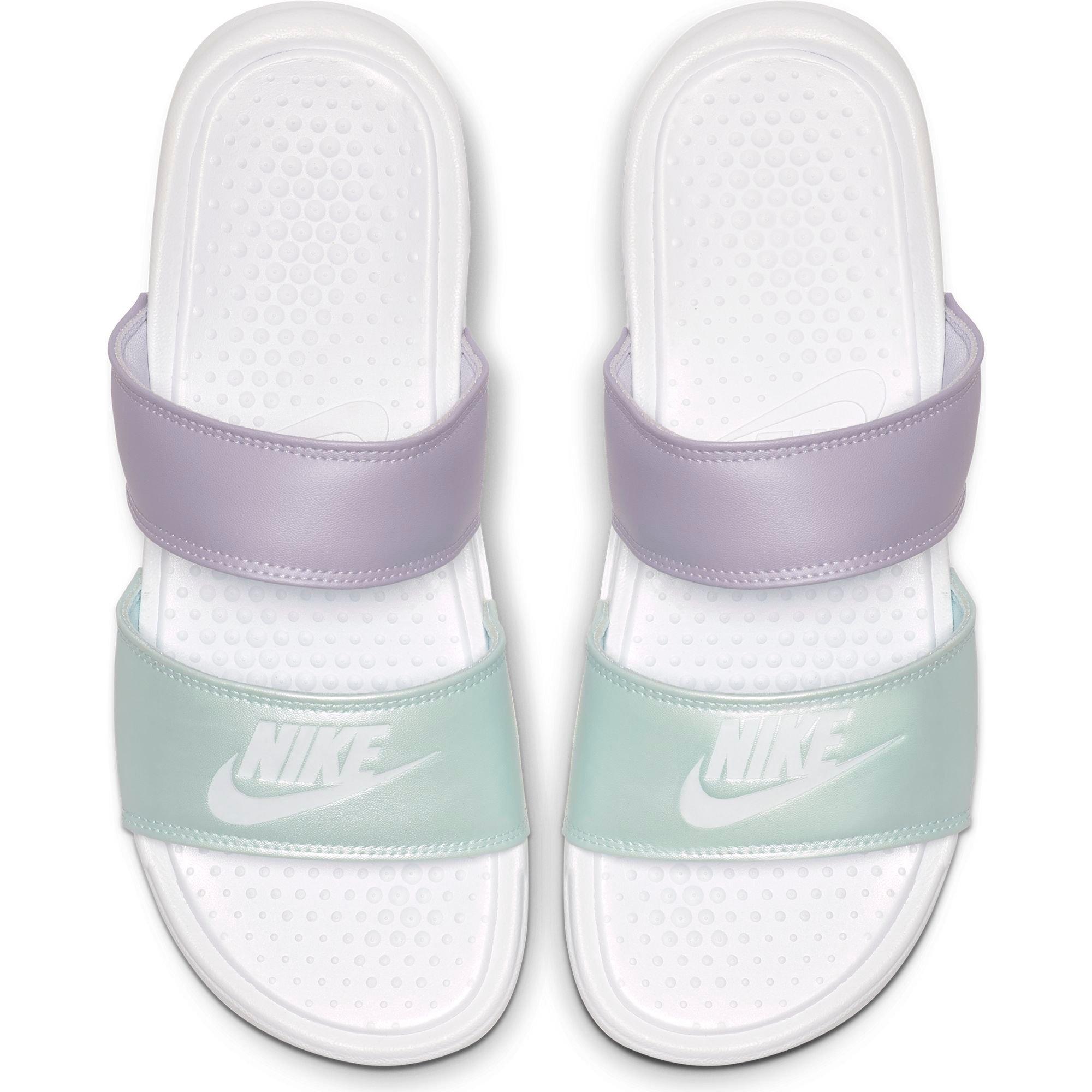 nike benassi duo ultra slide white