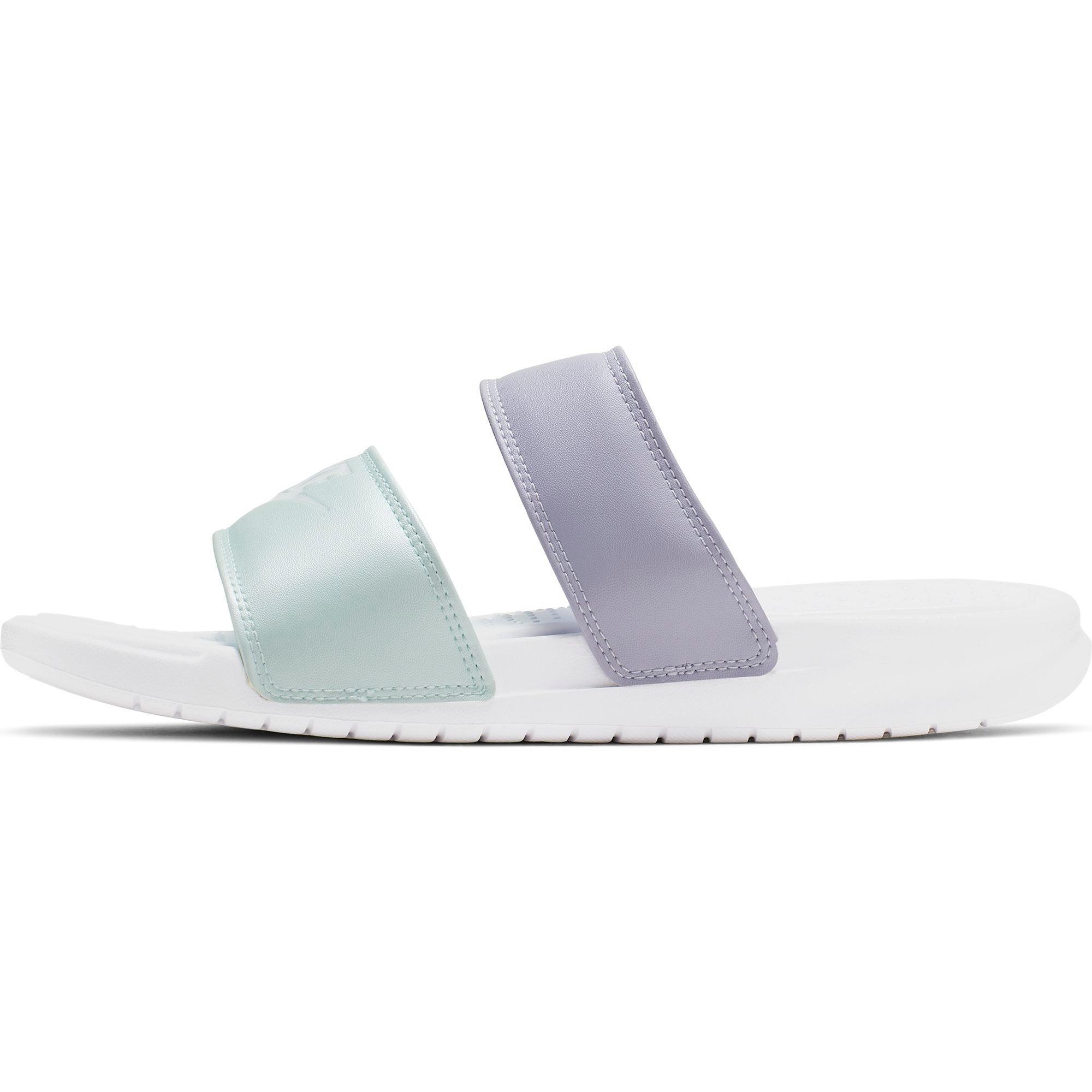 womens purple nike slides