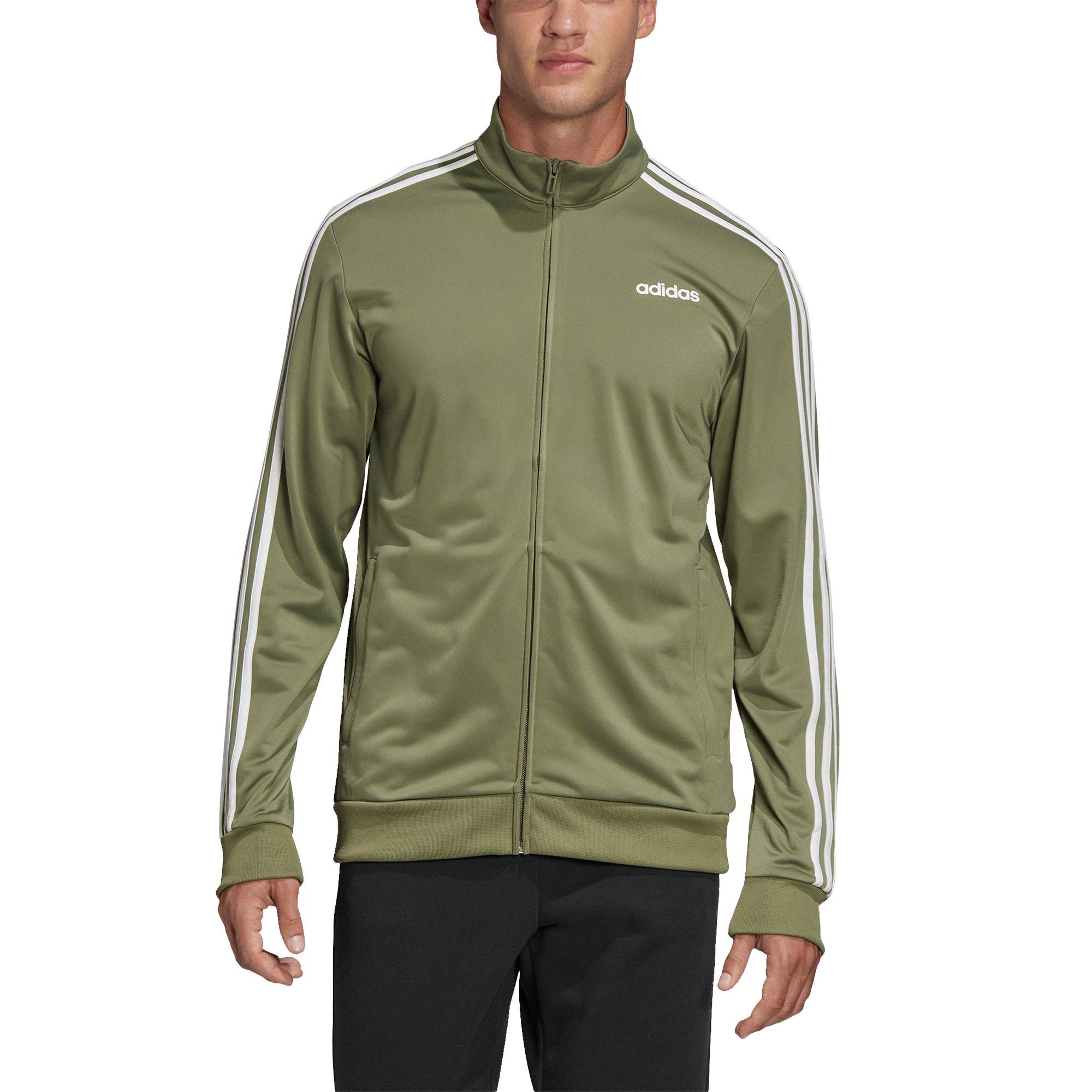 adidas track jacket olive