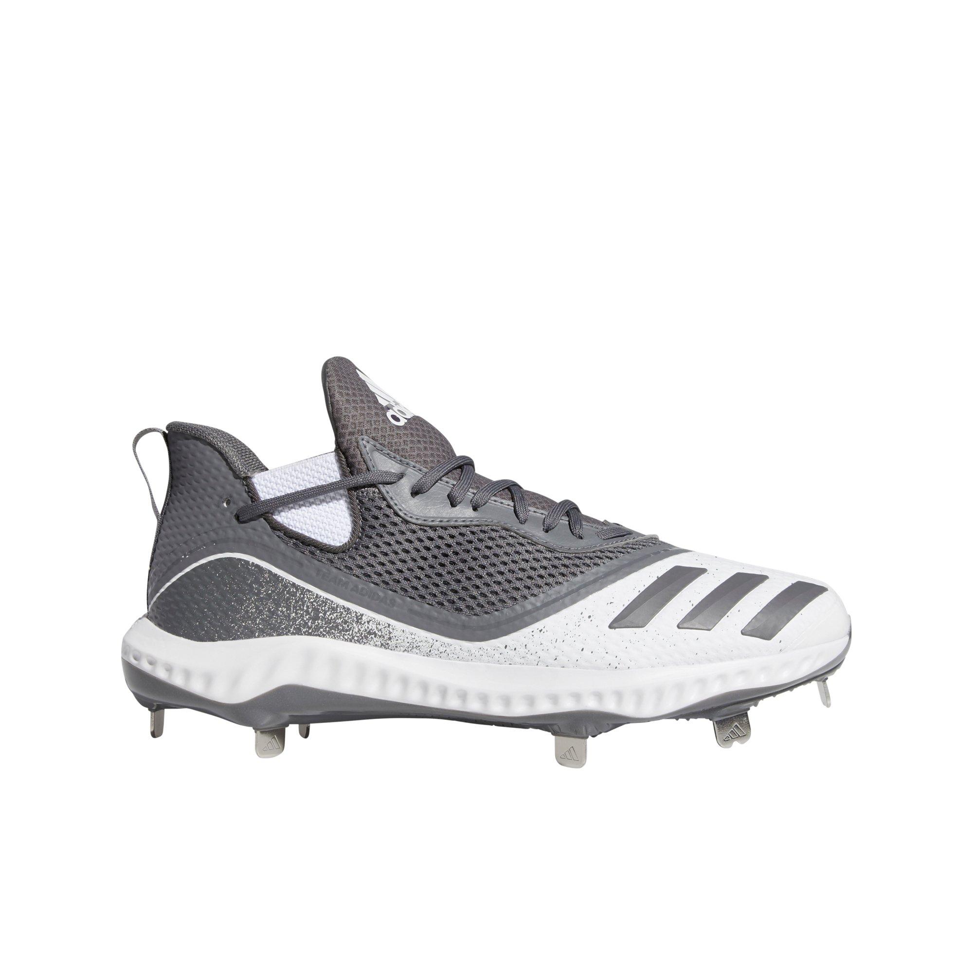 grey baseball cleats