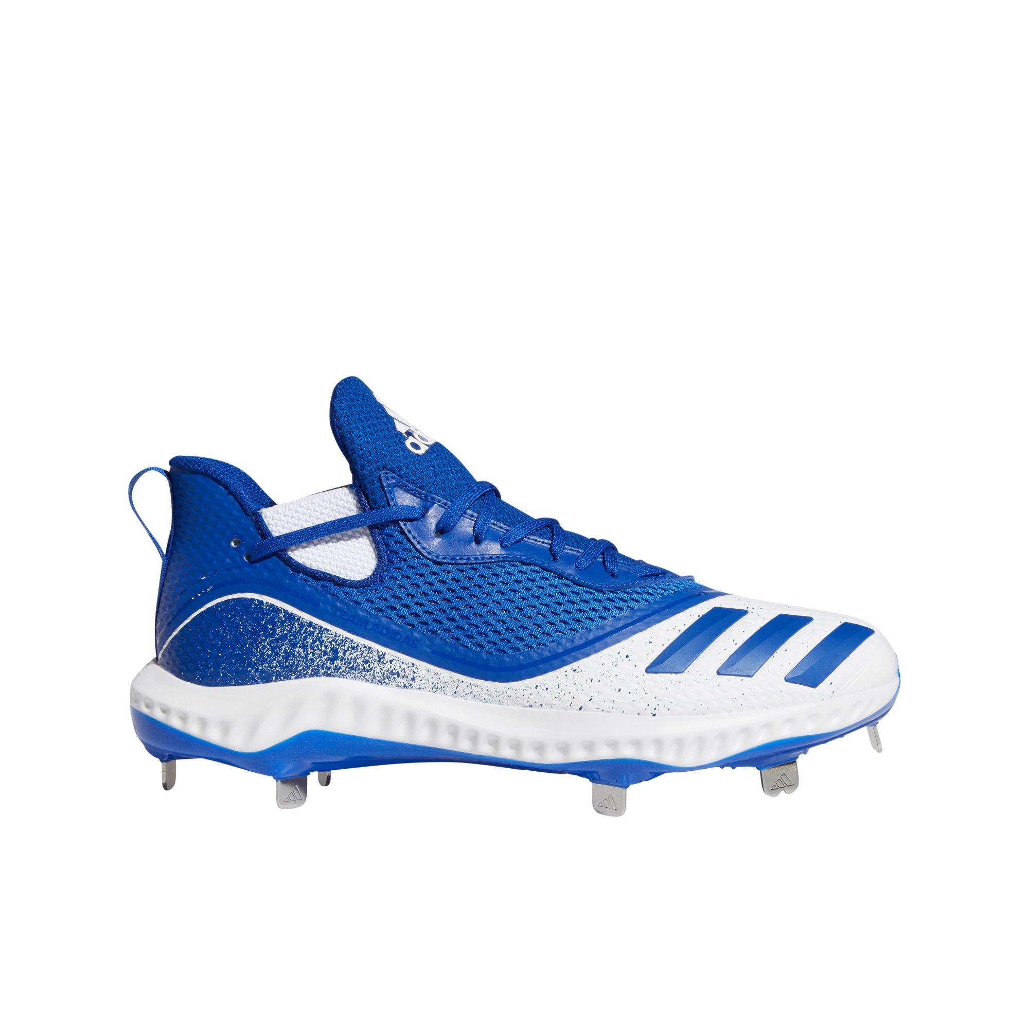 adidas blue and white cleats