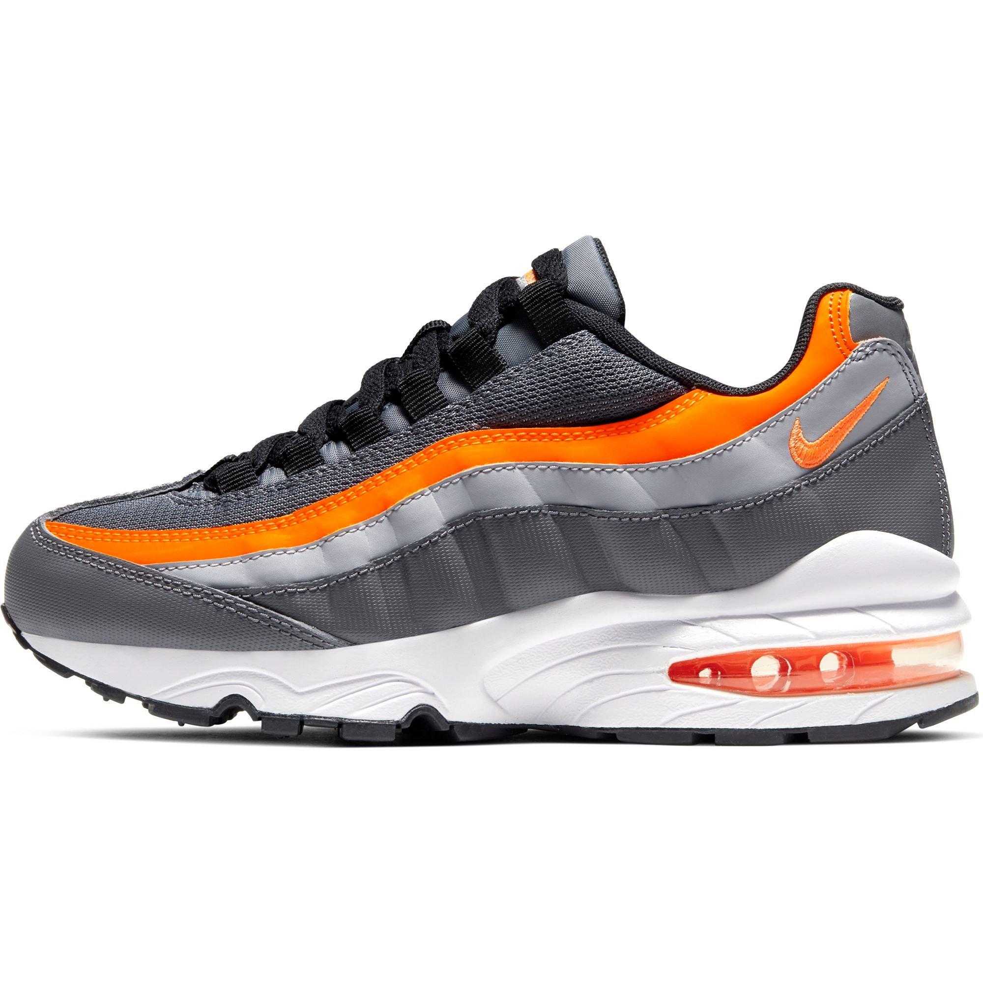 nike air max 95 orange and grey